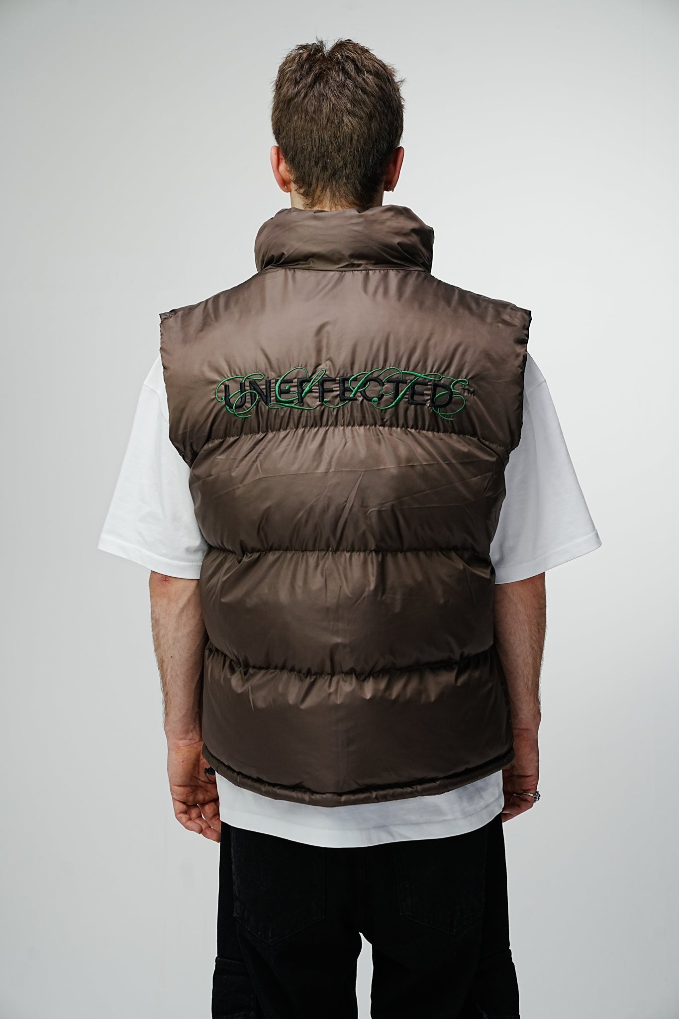 Airdrop Elite Puffer Vest - Coffee Brown - UNEFFECTED STUDIOS® - Coats & Jackets - UNEFFECTED STUDIOS®