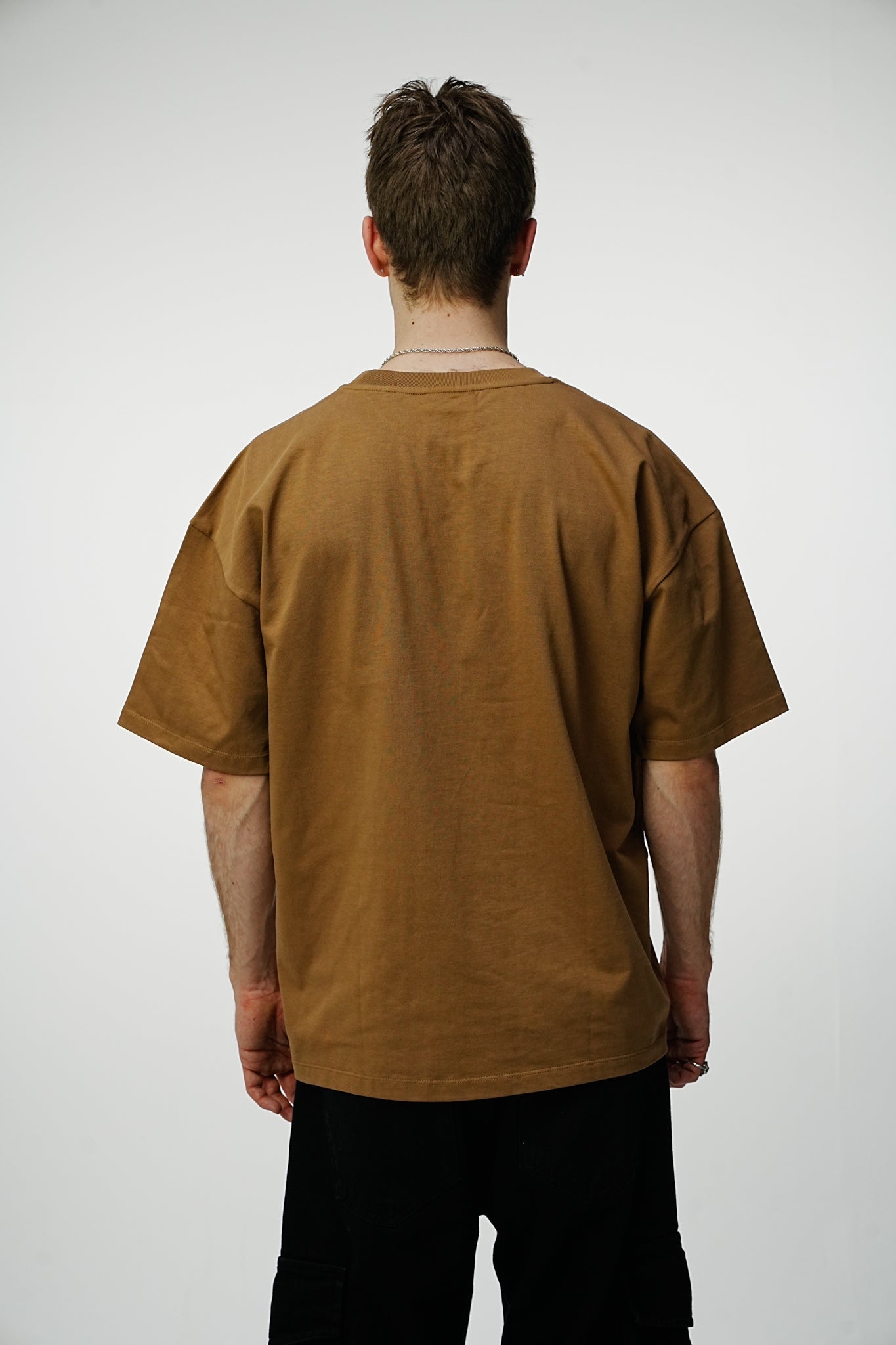 Blank 240GSM Oversized Tee - Camel - UNEFFECTED STUDIOS® - T-shirt - UNEFFECTED STUDIOS®