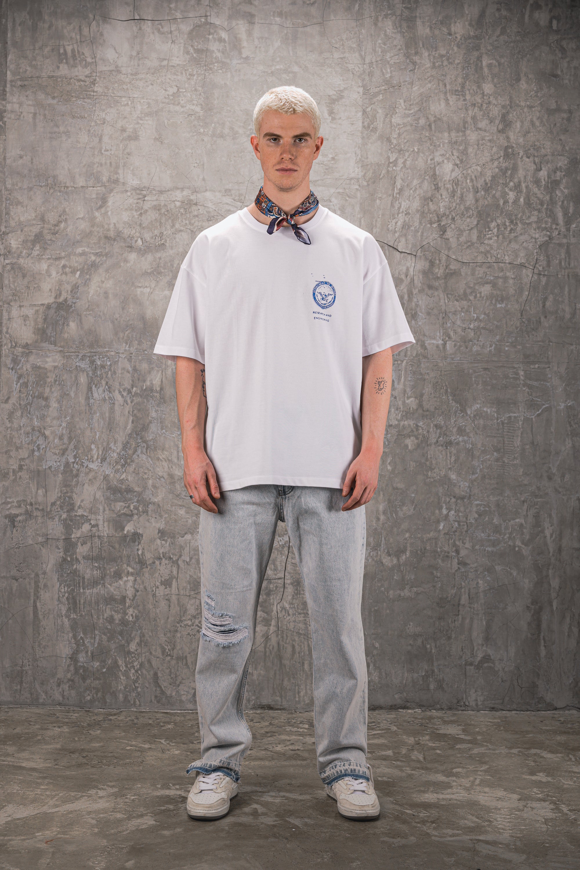 Classified 240GSM Oversized Tee - White - UNEFFECTED STUDIOS® - T-shirt - UNEFFECTED STUDIOS®