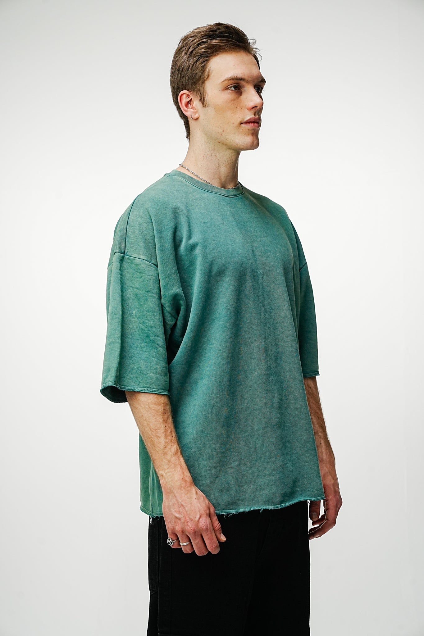 Copy of Oversized Tee - Washed Green - UNEFFECTED STUDIOS® - T-shirt - UNEFFECTED STUDIOS®