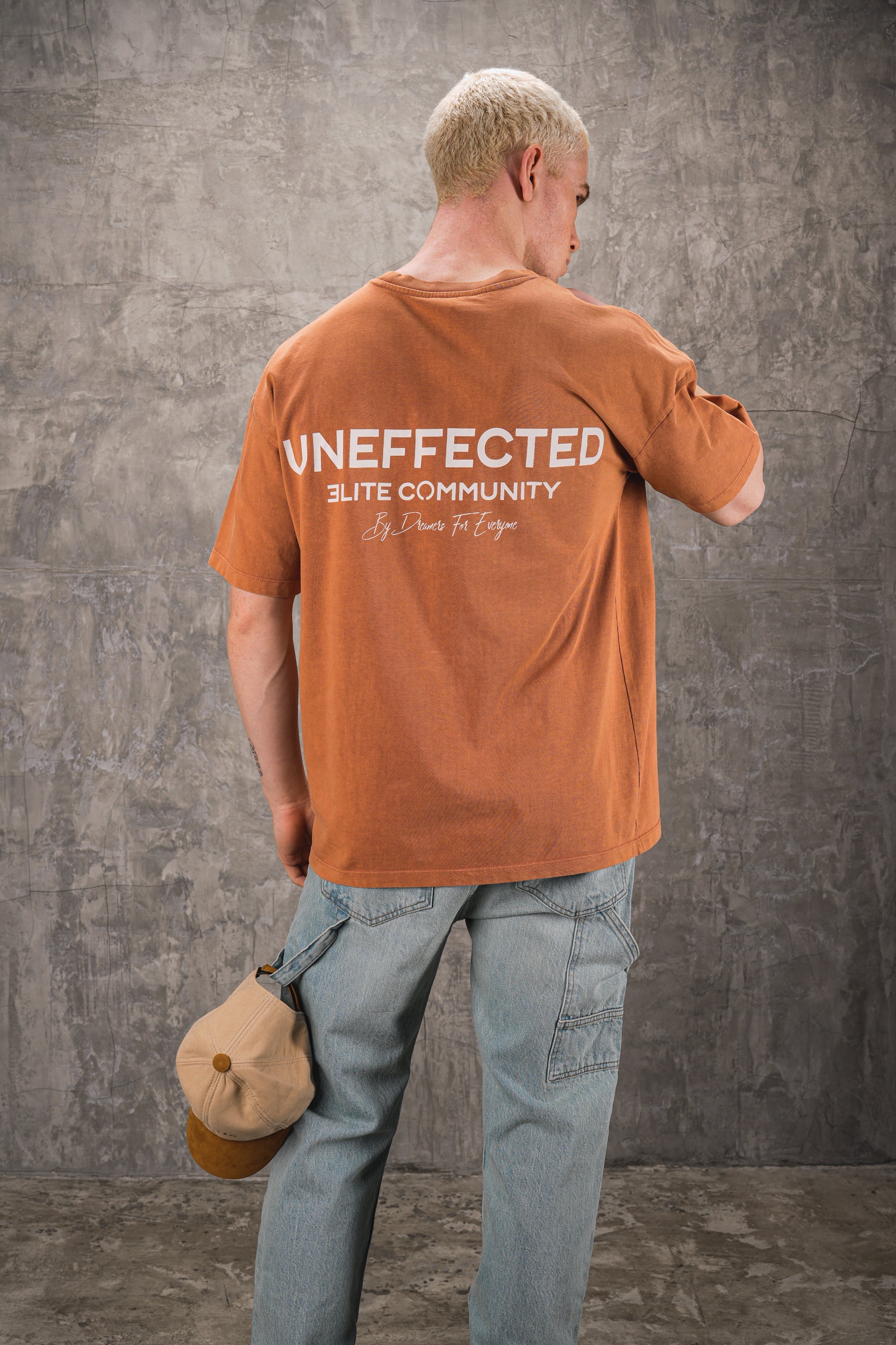 Elite Community Signature Oversized Tee - Washed Tile - UNEFFECTED STUDIOS® - T-shirt - UNEFFECTED STUDIOS®