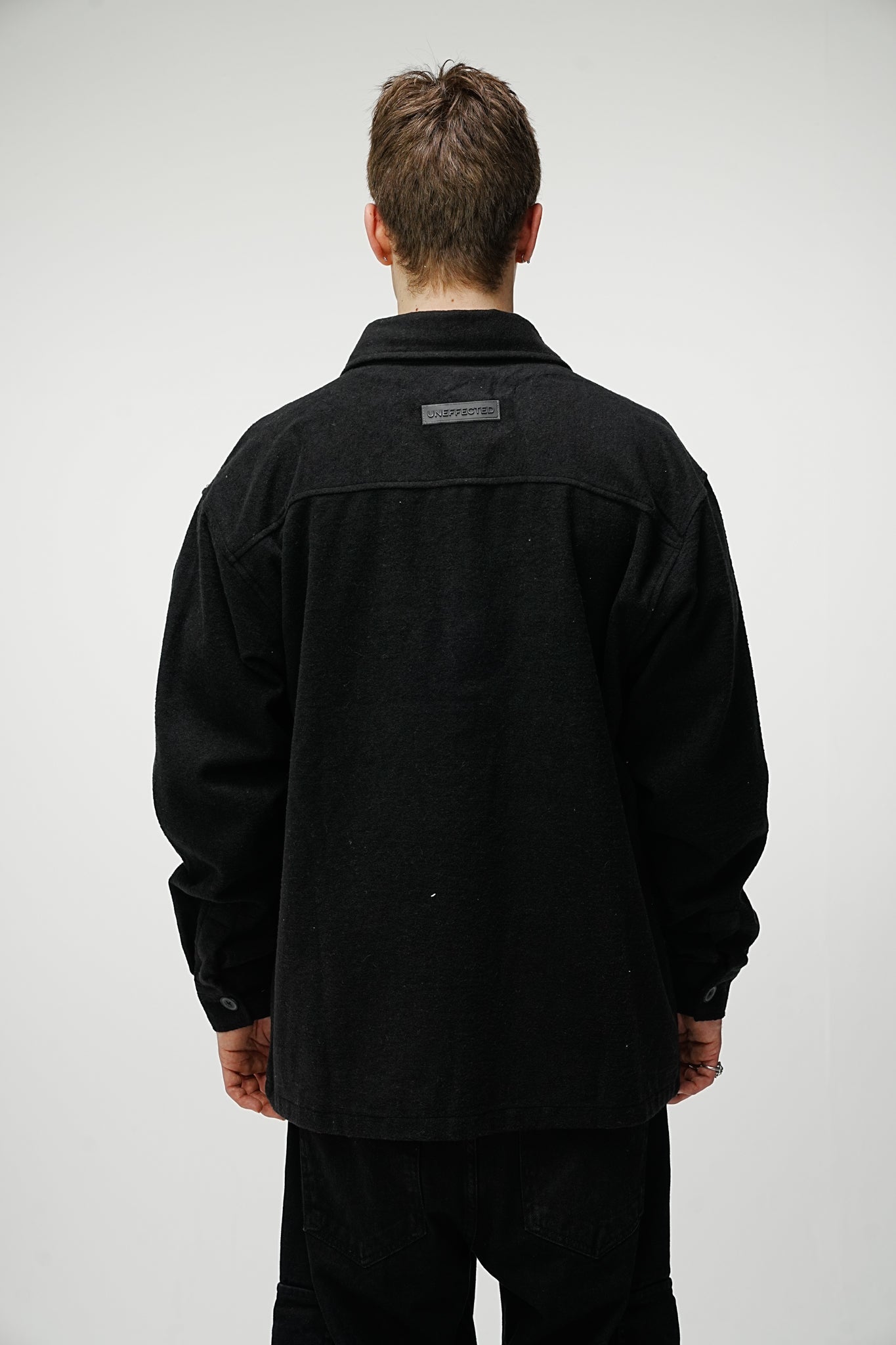 Heavy Premium Flannel Shirt Black - UNEFFECTED STUDIOS® - Shirts & Tops - UNEFFECTED STUDIOS®