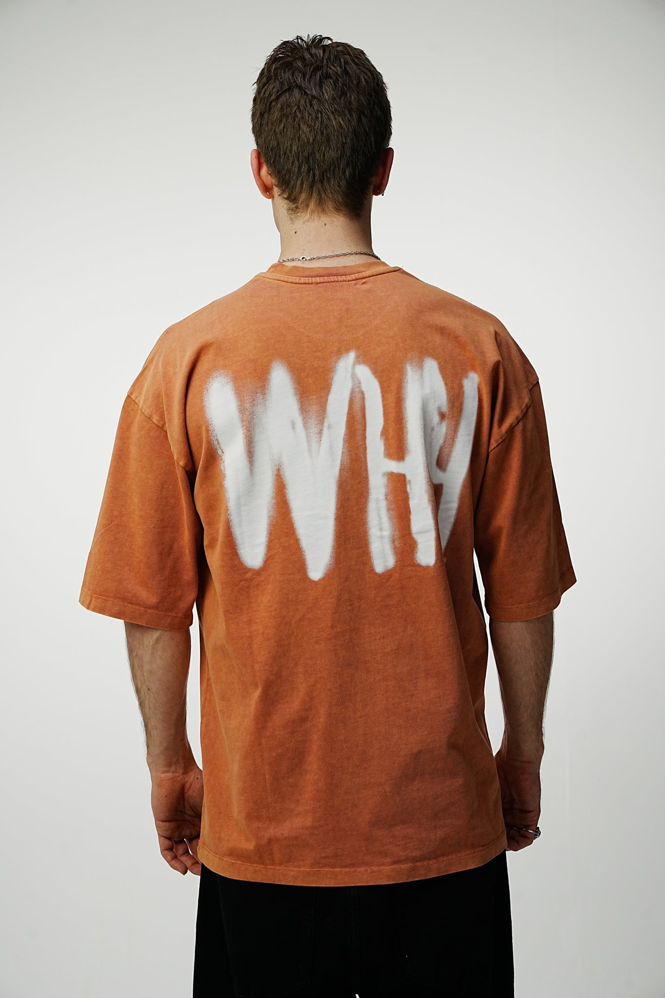 NFT Heavy Oversized Washed Tee - Orange - UNEFFECTED STUDIOS® - T-shirt - UNEFFECTED STUDIOS®