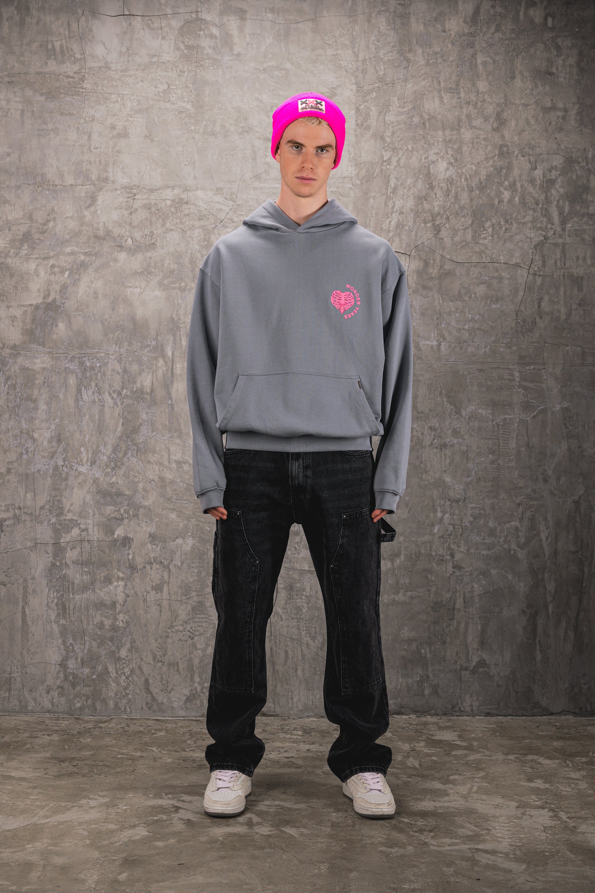 Out A Time 480GSM Oversized Hoodie - UNEFFECTED STUDIOS® - HOODIE - UNEFFECTED STUDIOS®