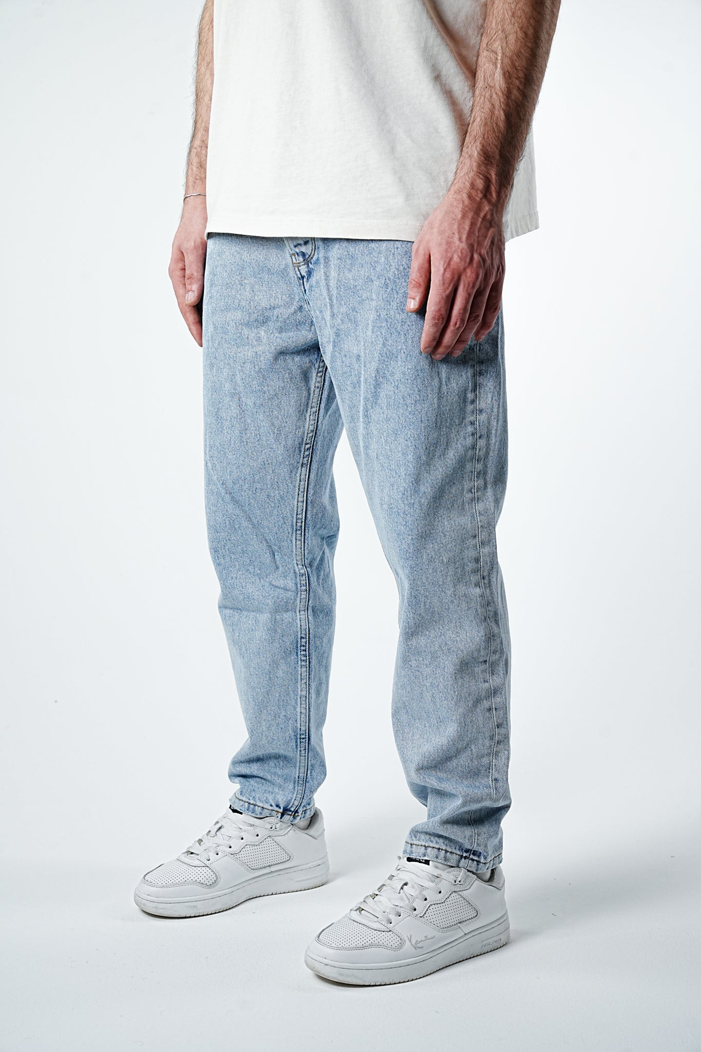 Premium Blue Faded Relaxed Fit Jeans - UNEFFECTED STUDIOS® - JEANS - 2Y PREMIUM