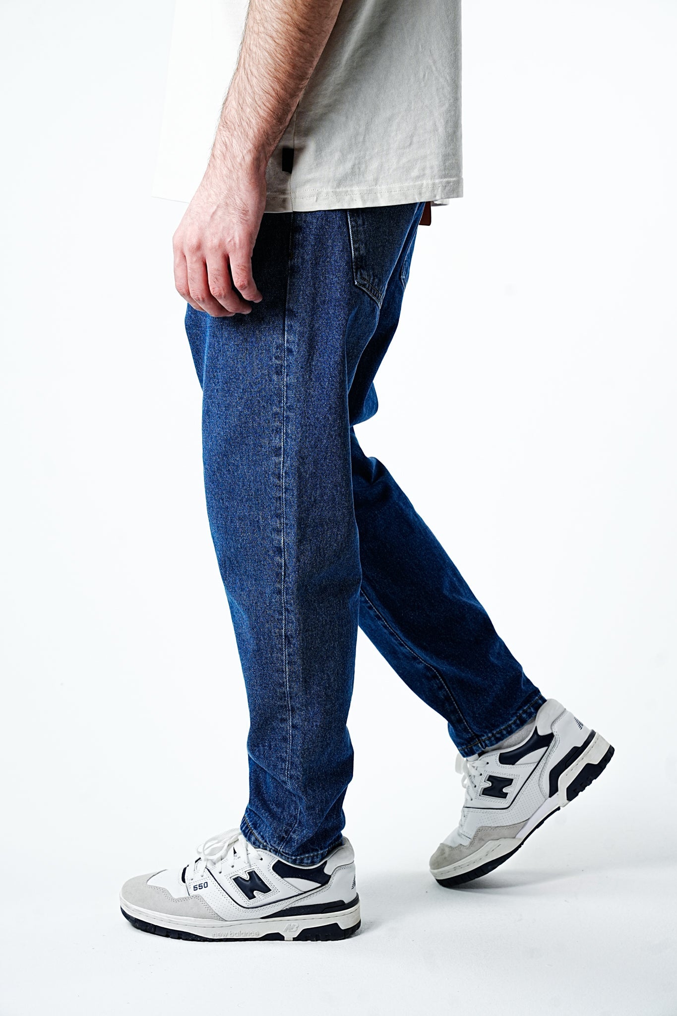 Premium Indigo Relaxed Fit Jeans - UNEFFECTED STUDIOS® - JEANS - 2Y PREMIUM