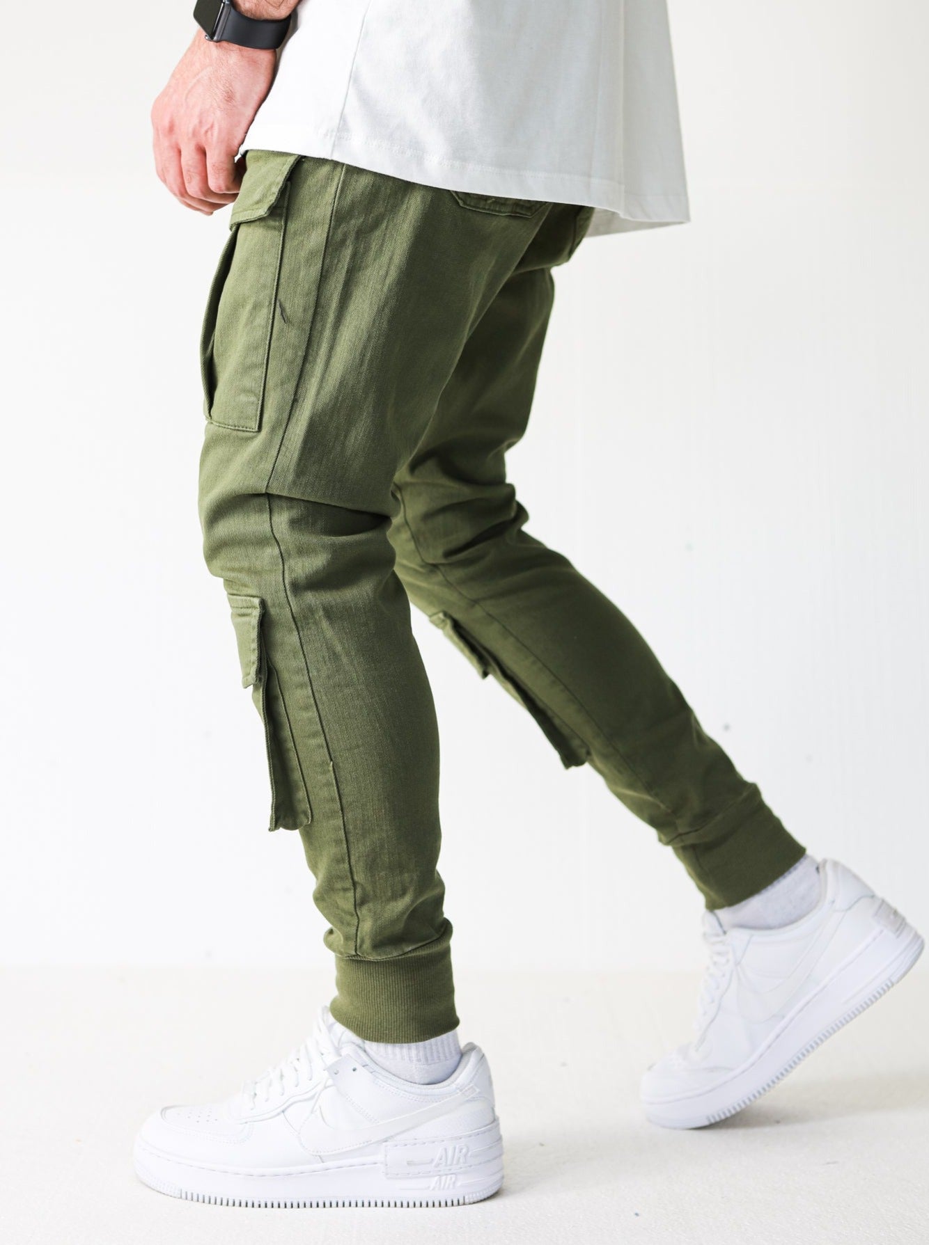 Premium Khaki Cargo Denim Pants - UNEFFECTED STUDIOS® - Pants - 2Y PREMIUM