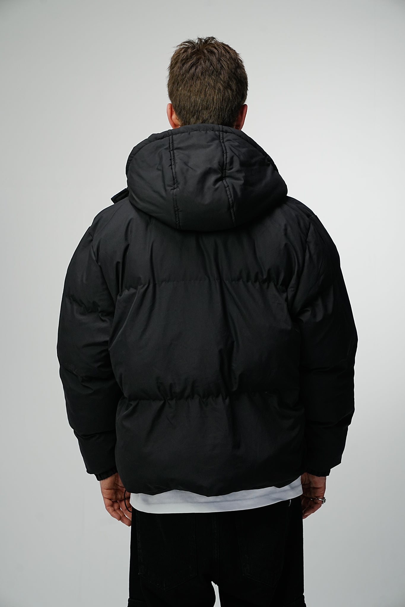 Premium Observer Puffer Jacket - Phantom Black - UNEFFECTED STUDIOS® - Coats & Jackets - UNEFFECTED STUDIOS®