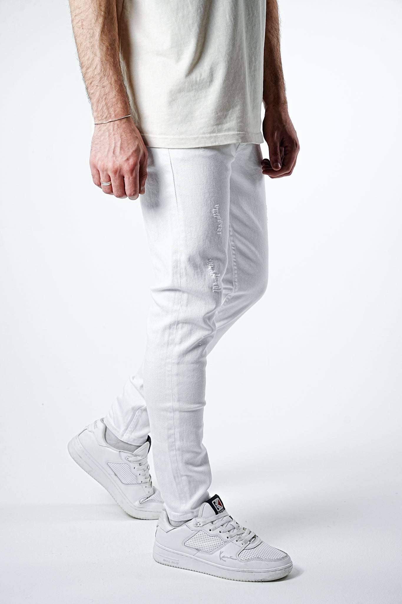Premium White Slim Fit Jeans - UNEFFECTED STUDIOS® - JEANS - 2Y PREMIUM
