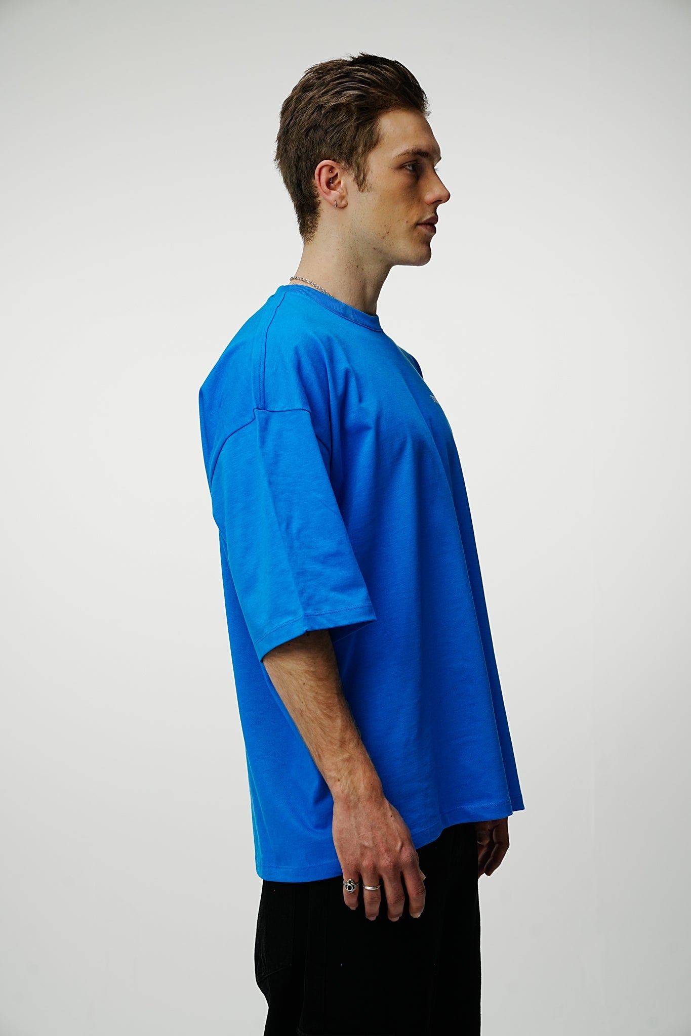 Provoke Heavy Oversized Tee - Admiral Blue - UNEFFECTED STUDIOS® - T-shirt - UNEFFECTED STUDIOS®