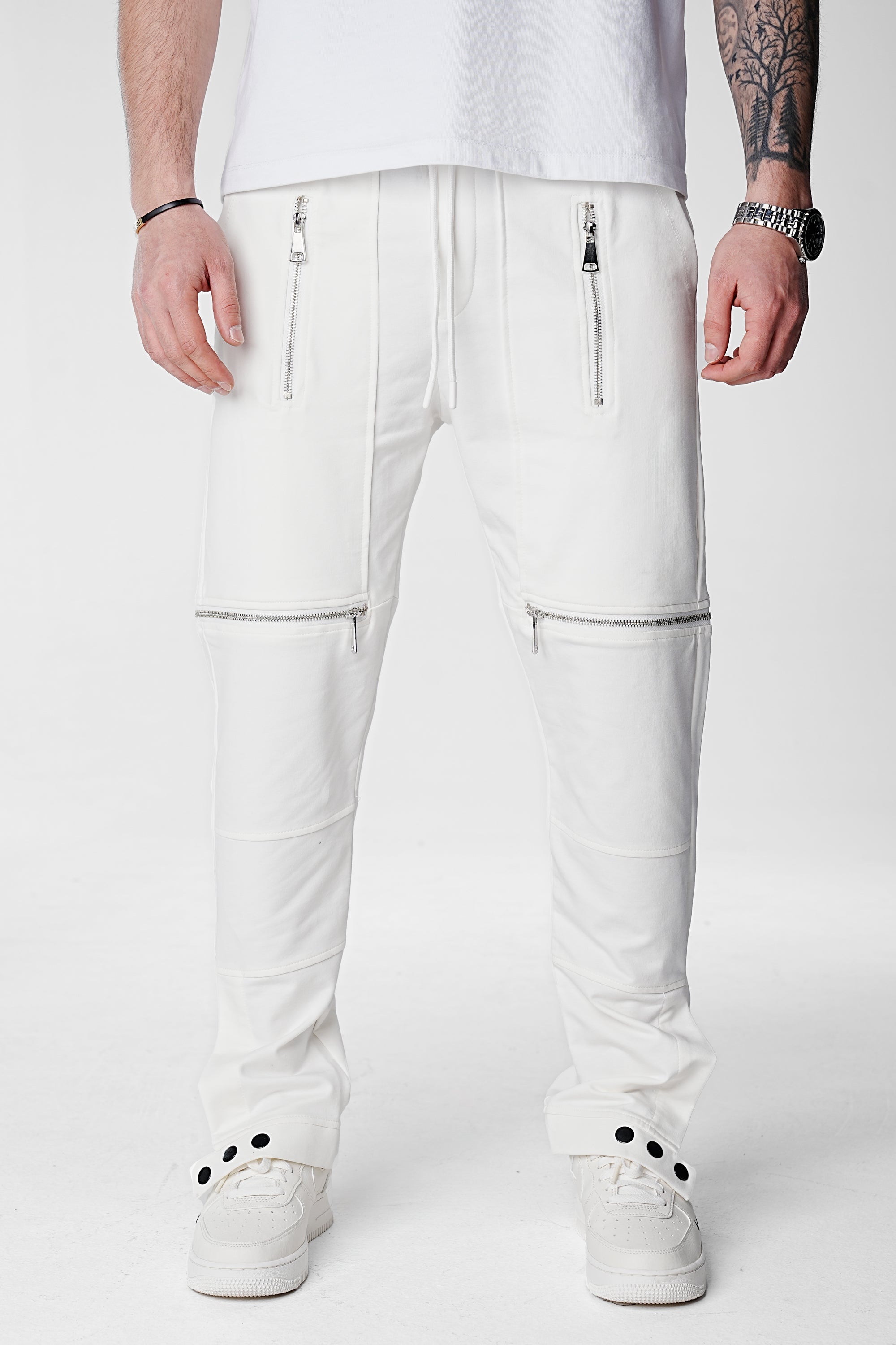 Regular Fit Premium Glory Pants - Cream - UNEFFECTED STUDIOS® - CARGO PANTS - UNEFFECTED STUDIOS®