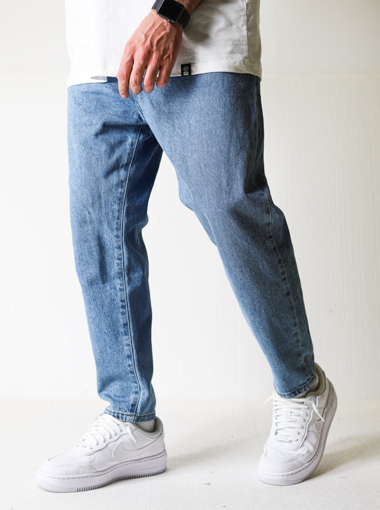 Relaxed Fit Premium Baggy Blue Jeans - UNEFFECTED STUDIOS® - JEANS - 2Y PREMIUM