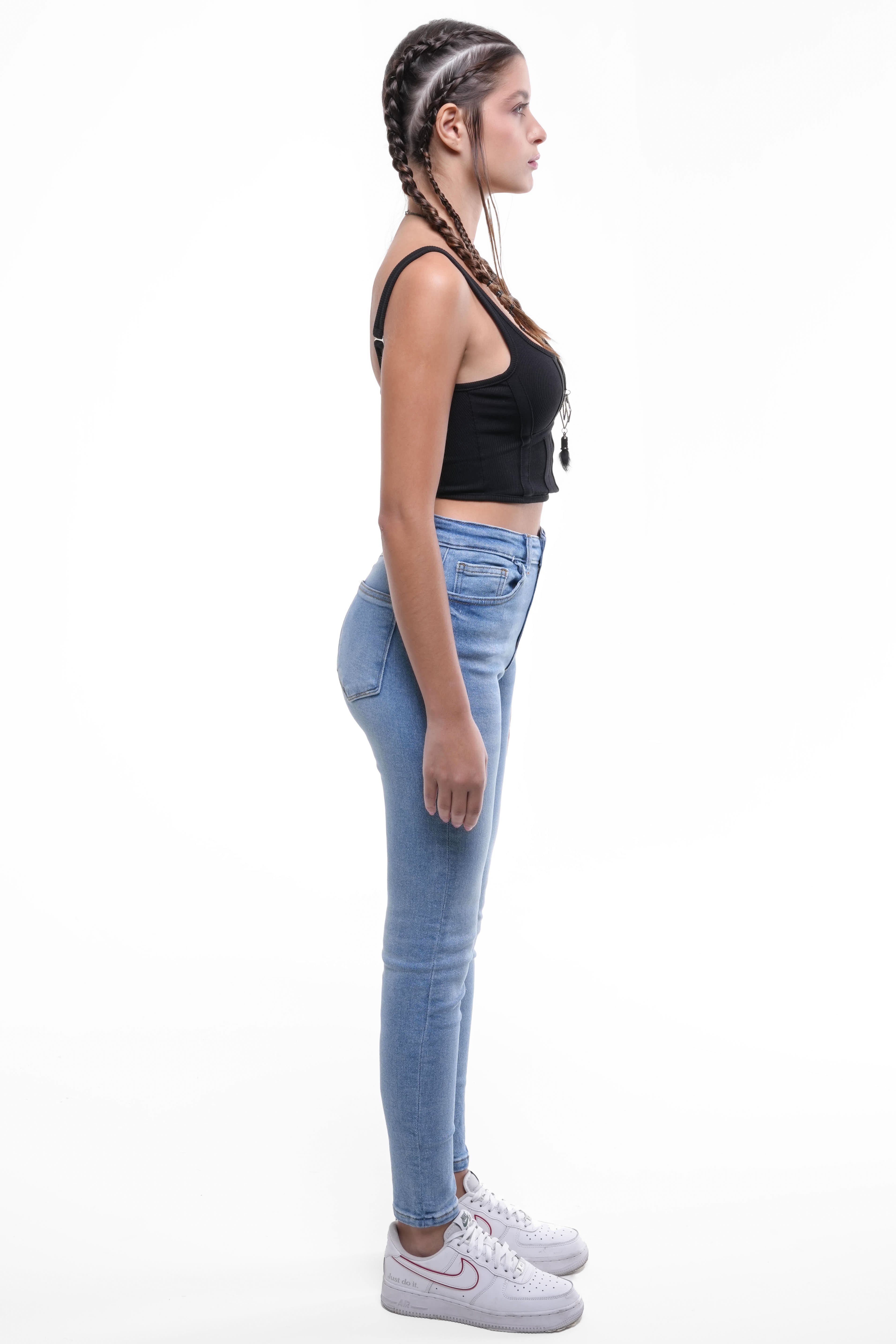Skinny Basic Light Blue Women Jeans - UNEFFECTED STUDIOS® - JEANS - UNEFFECTED STUDIOS®
