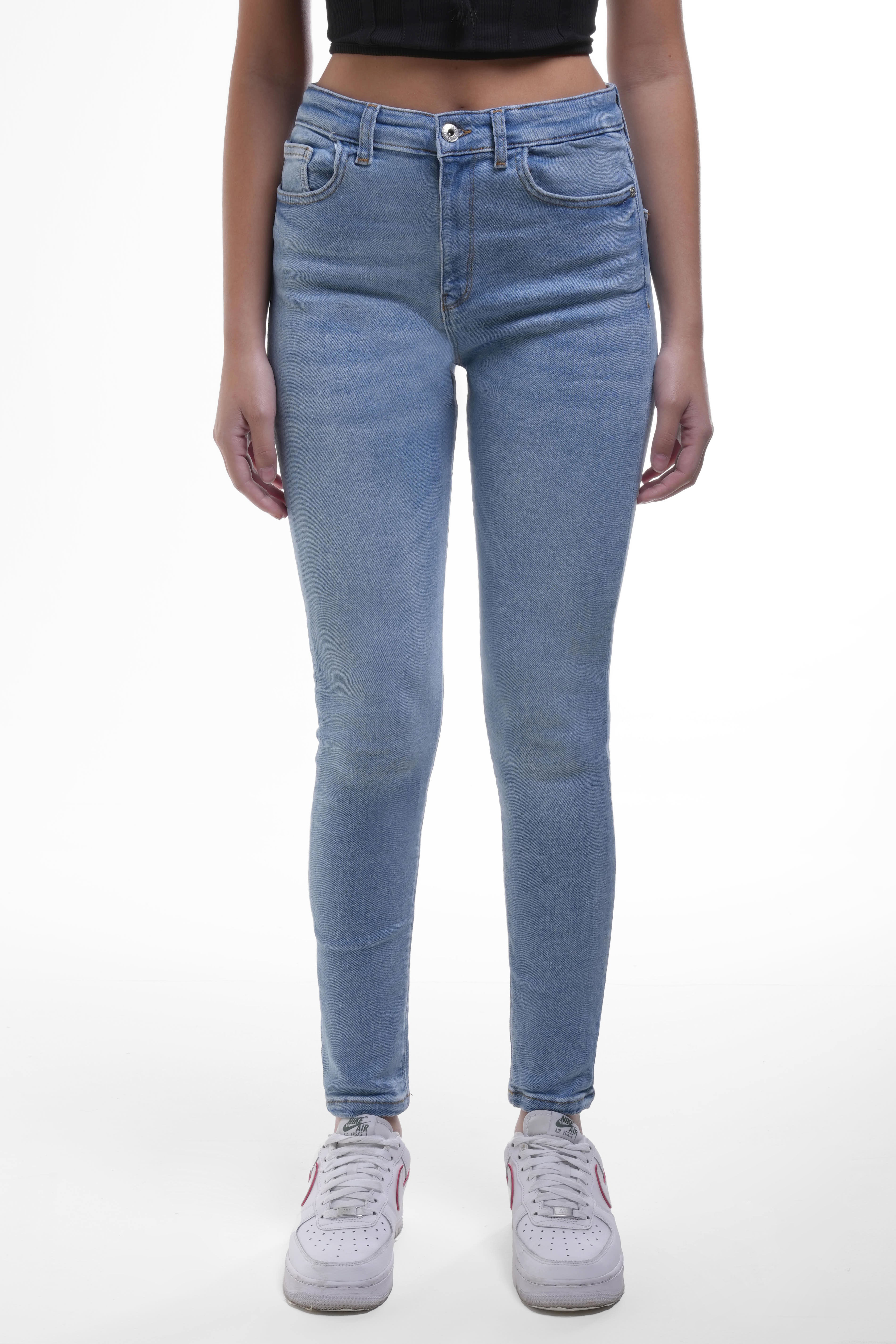 Skinny Basic Light Blue Women Jeans - UNEFFECTED STUDIOS® - JEANS - UNEFFECTED STUDIOS®