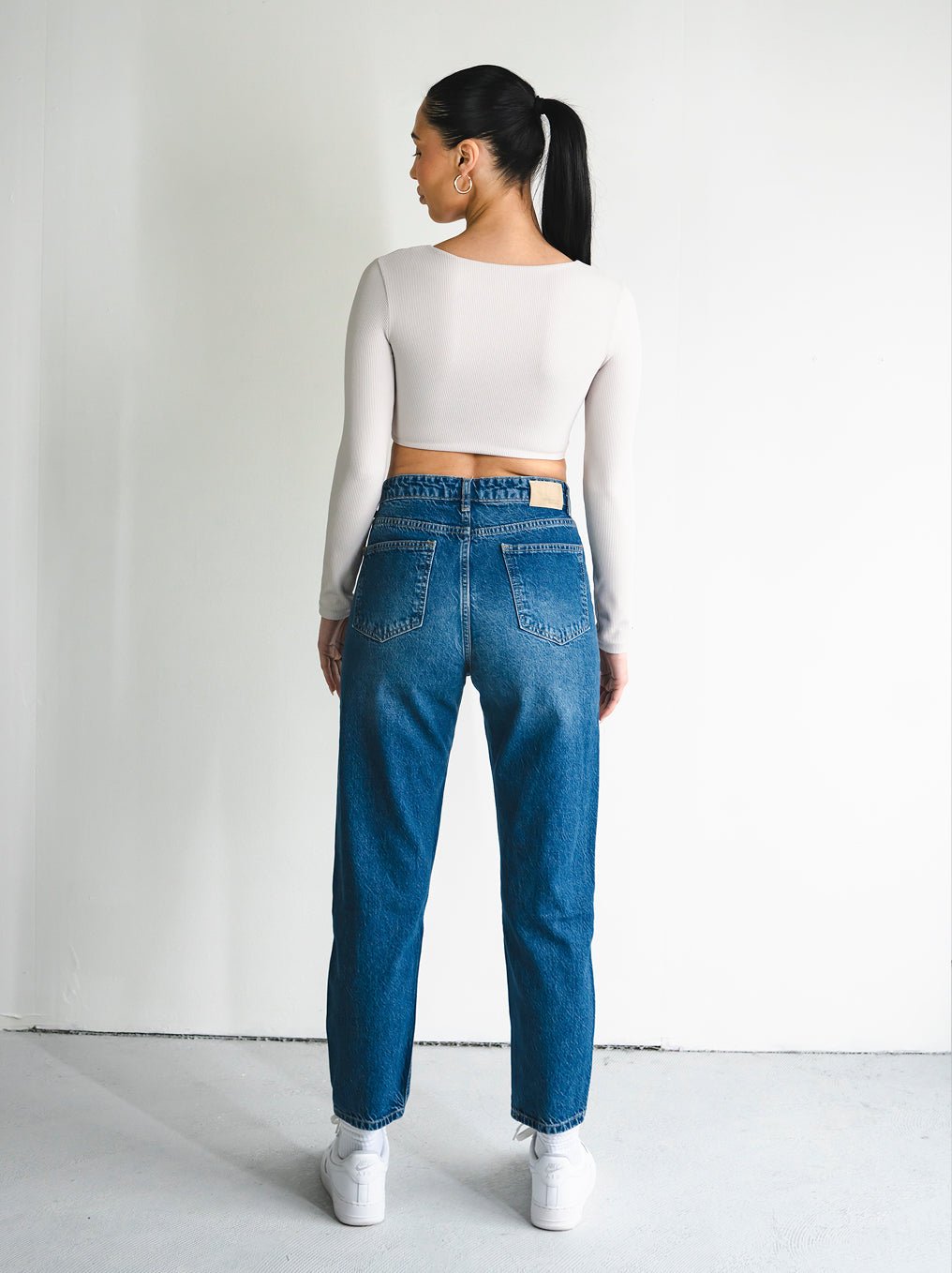 Vintage Blue Baggy Women Jeans - UNEFFECTED STUDIOS® - JEANS - UNEFFECTED STUDIOS®