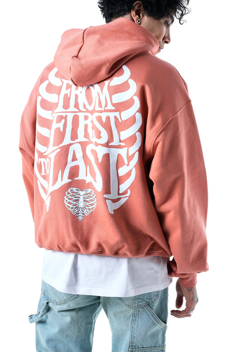 First To Last 480GSM Oversized Hoodie - Tile