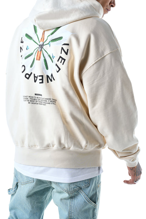 Weaponized 480GSM Oversized Hoodie - Timeless Cream