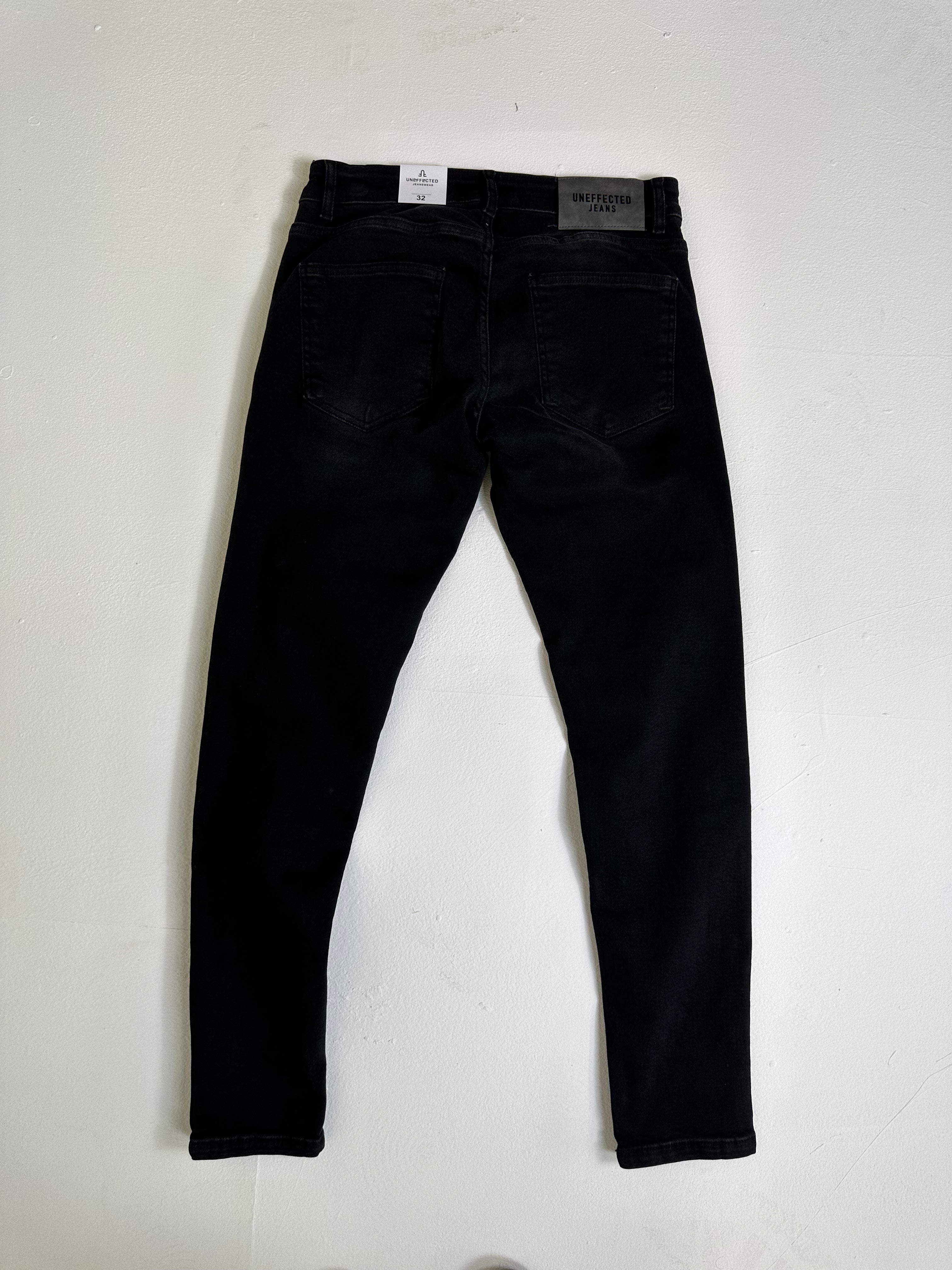 Premium High Stretch Ripped Black Jeans
