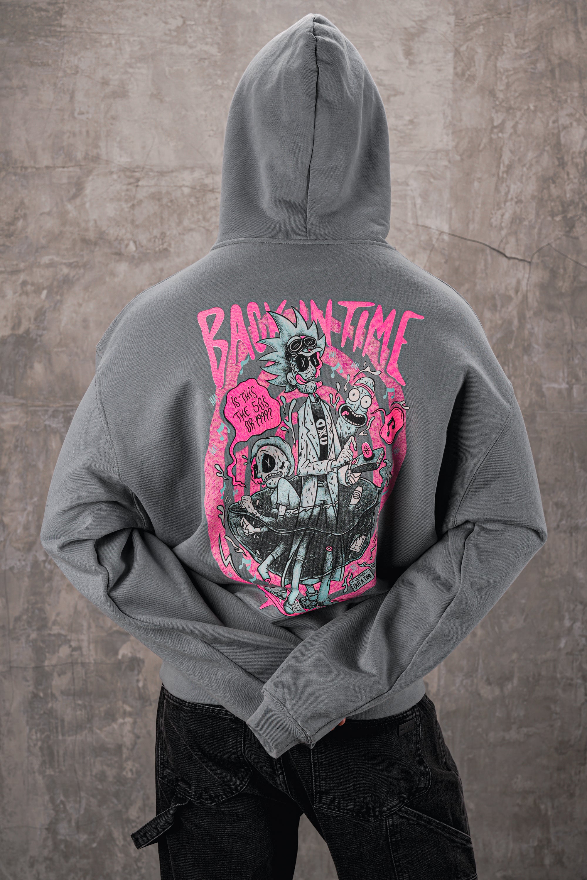 Out A Time 480GSM Oversized Hoodie