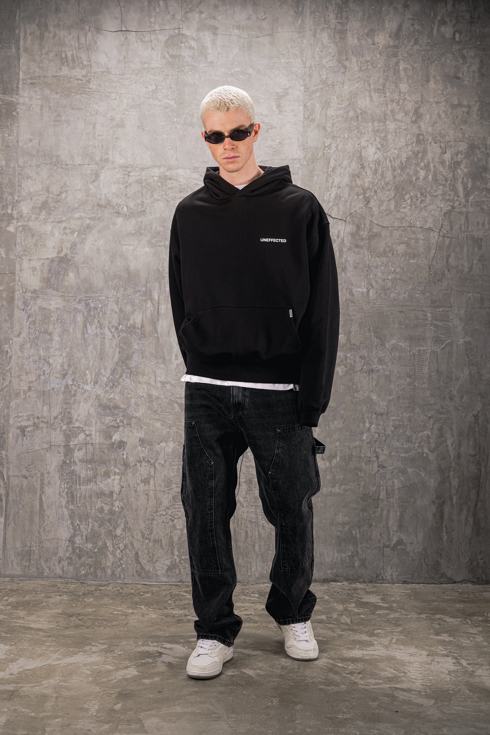 First To Last 480GSM Oversized Hoodie - Black