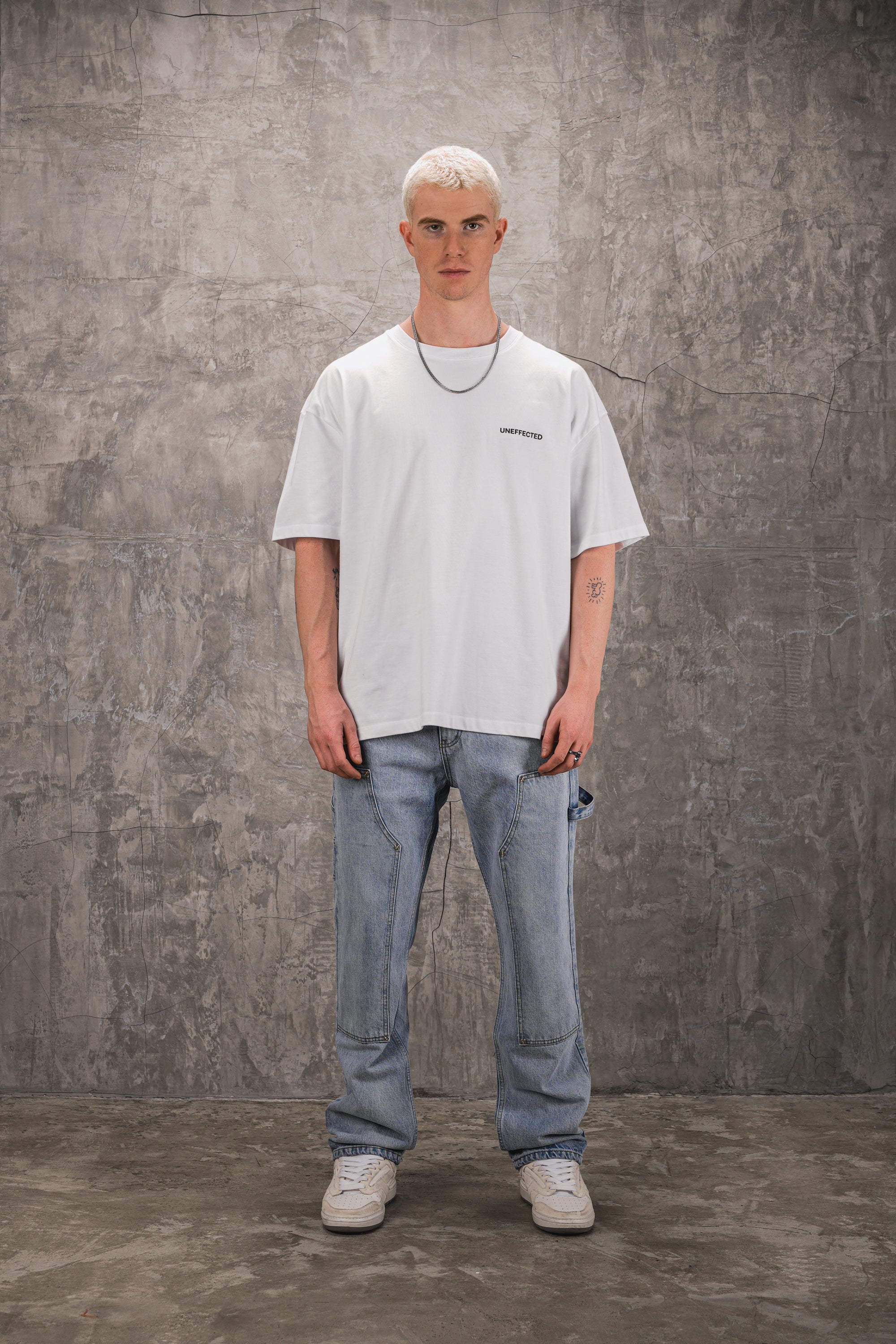 First To Last 240GSM Oversized Tee - White