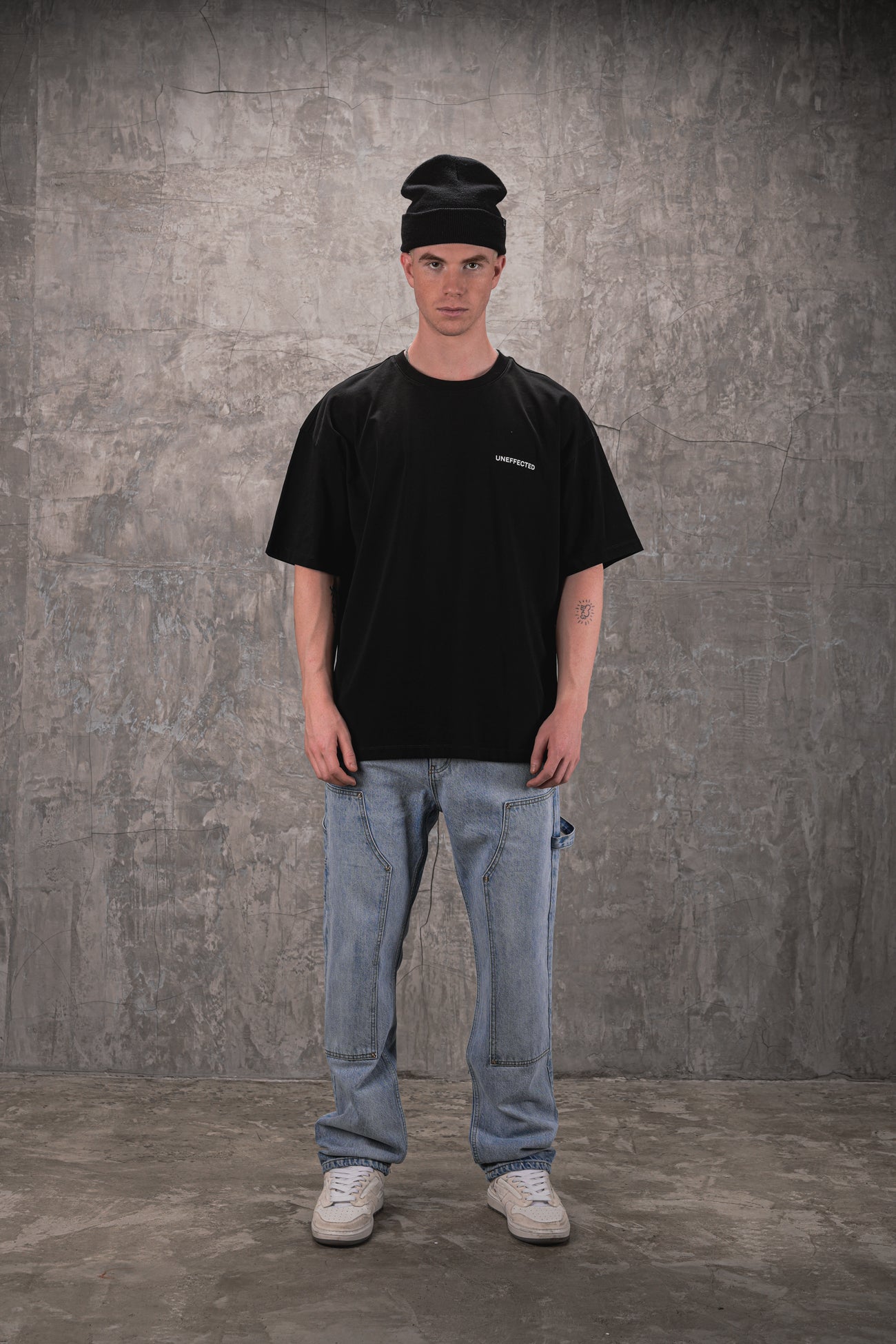 Butterfly Effect 240GSM Oversized Tee - Black