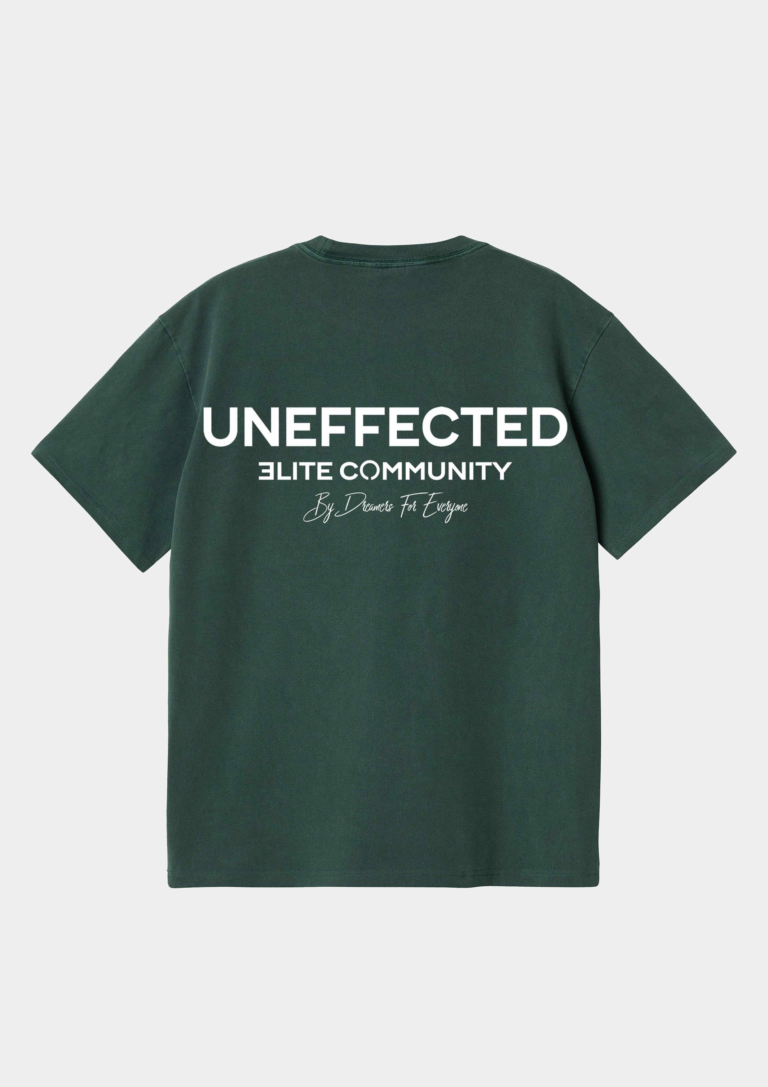 Elite Community Signature Oversized Tee - Washed Green - UNEFFECTED STUDIOS® - T - shirt - UNEFFECTED STUDIOS®