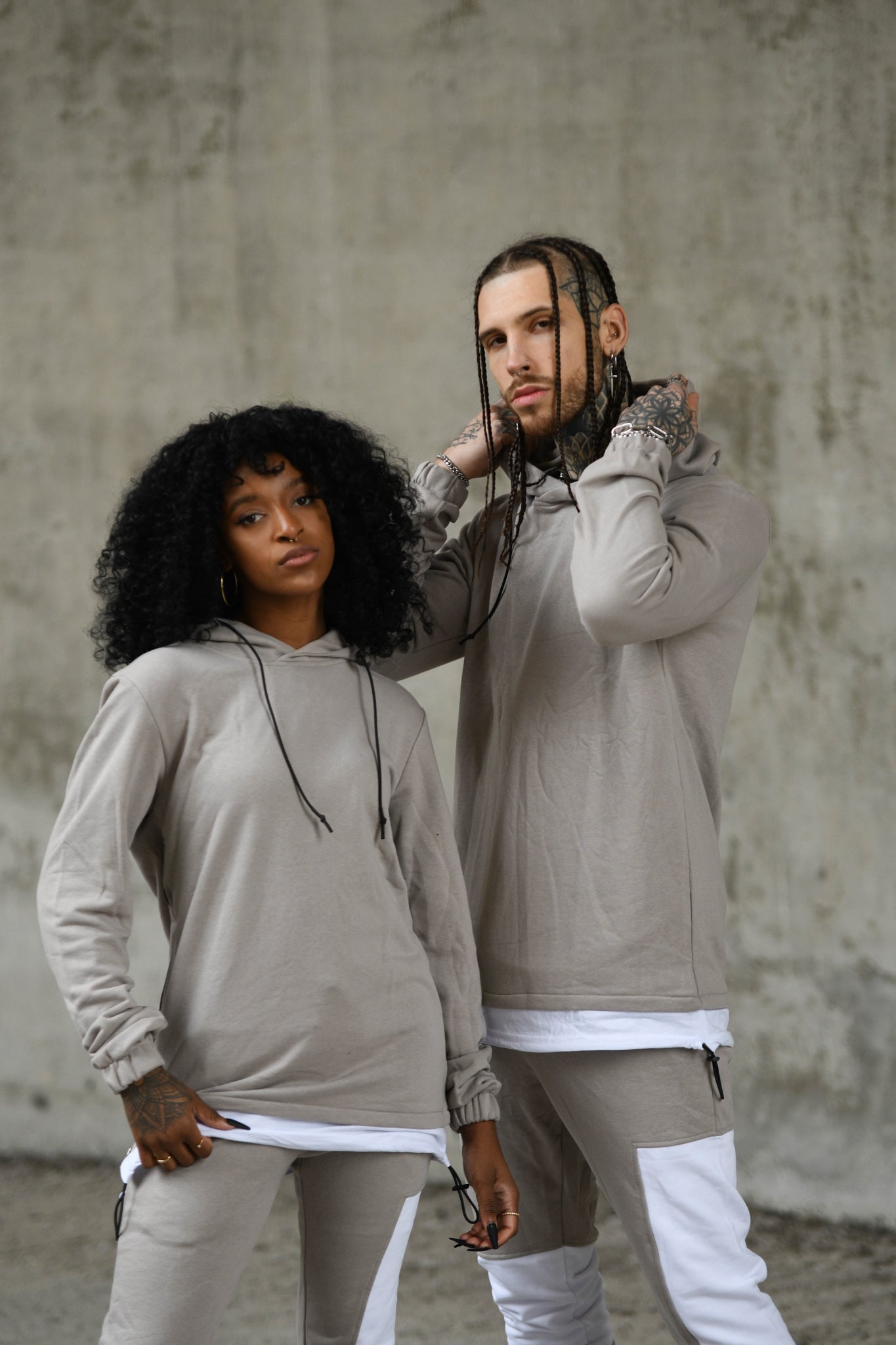 Heavyweight Unisex 2 Pieces Tracksuit - UNEFFECTED STUDIOS® - TRACKSUIT - UNEFFECTED