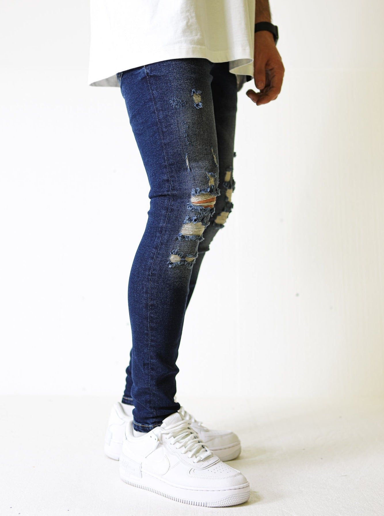 Premium 4X Stretch Ripped Vintage Jeans - UNEFFECTED STUDIOS® - JEANS - UNEFFECTED STUDIOS®