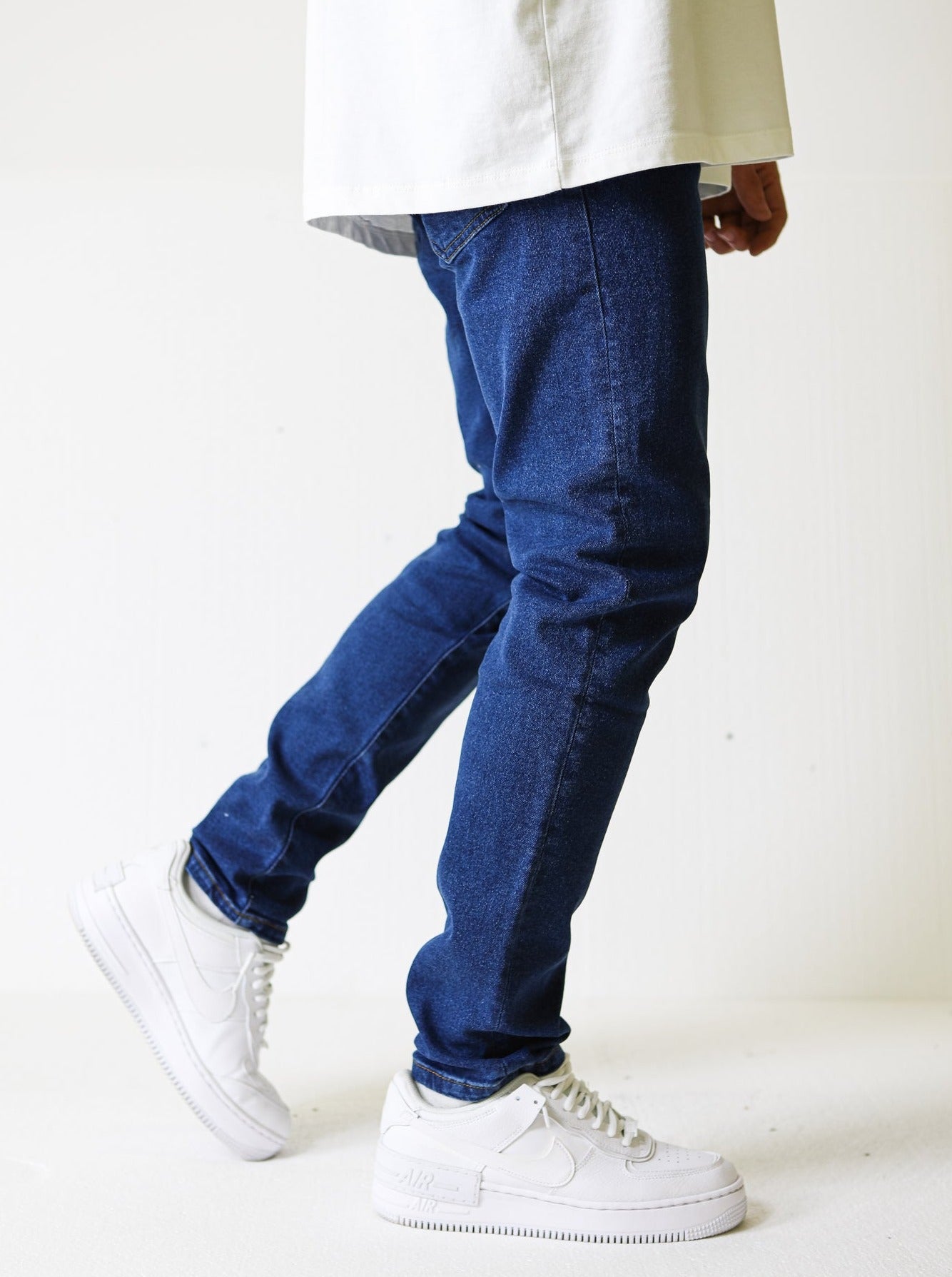 Premium Basic Indigo Blue Essential Jeans - UNEFFECTED STUDIOS® - JEANS - UNEFFECTED STUDIOS®