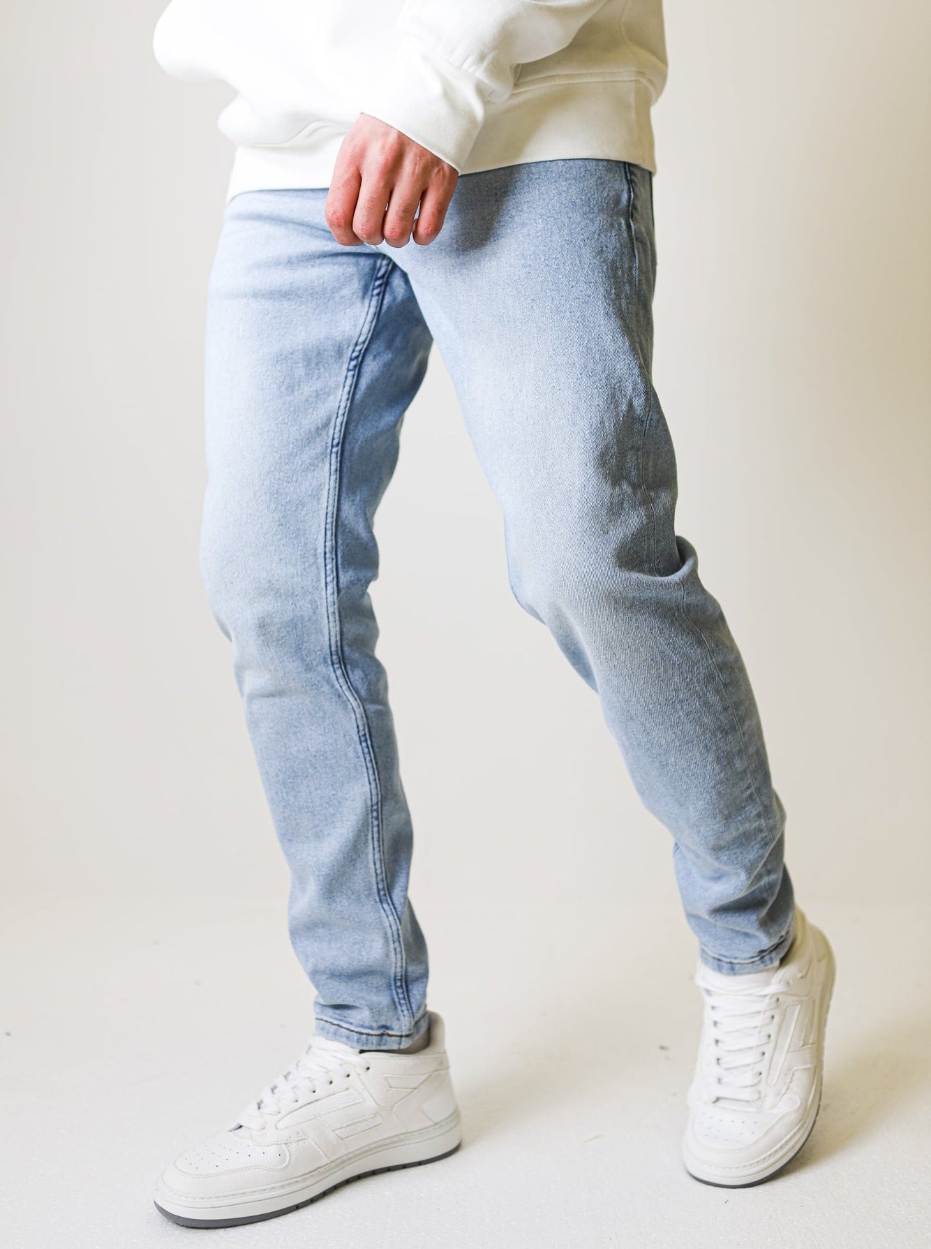 Premium Basic Light Blue Jeans - UNEFFECTED STUDIOS® - JEANS - UNEFFECTED STUDIOS®