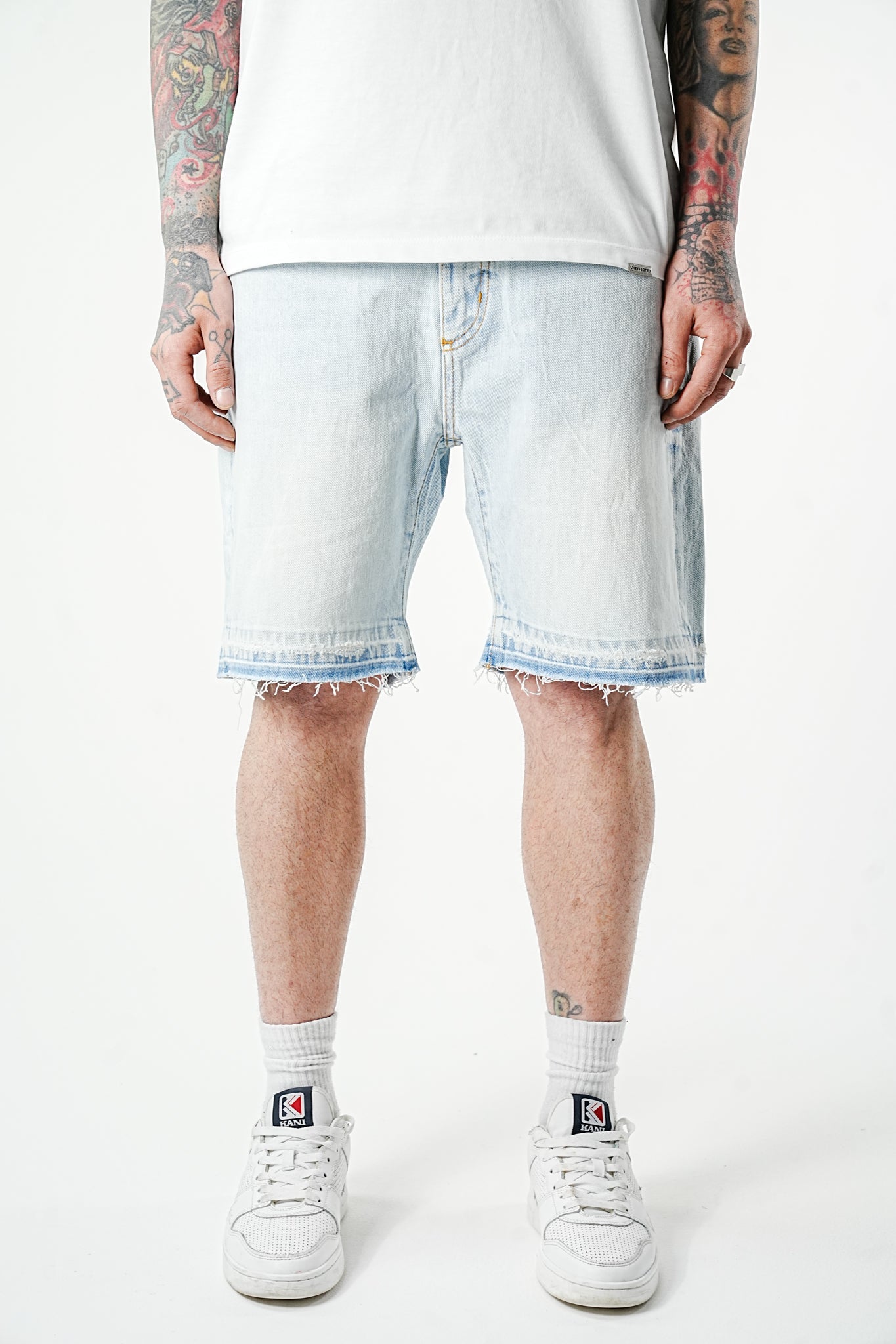 Premium Free Cut Light Blue Denim Shorts - UNEFFECTED STUDIOS® - Shorts - 2Y PREMIUM