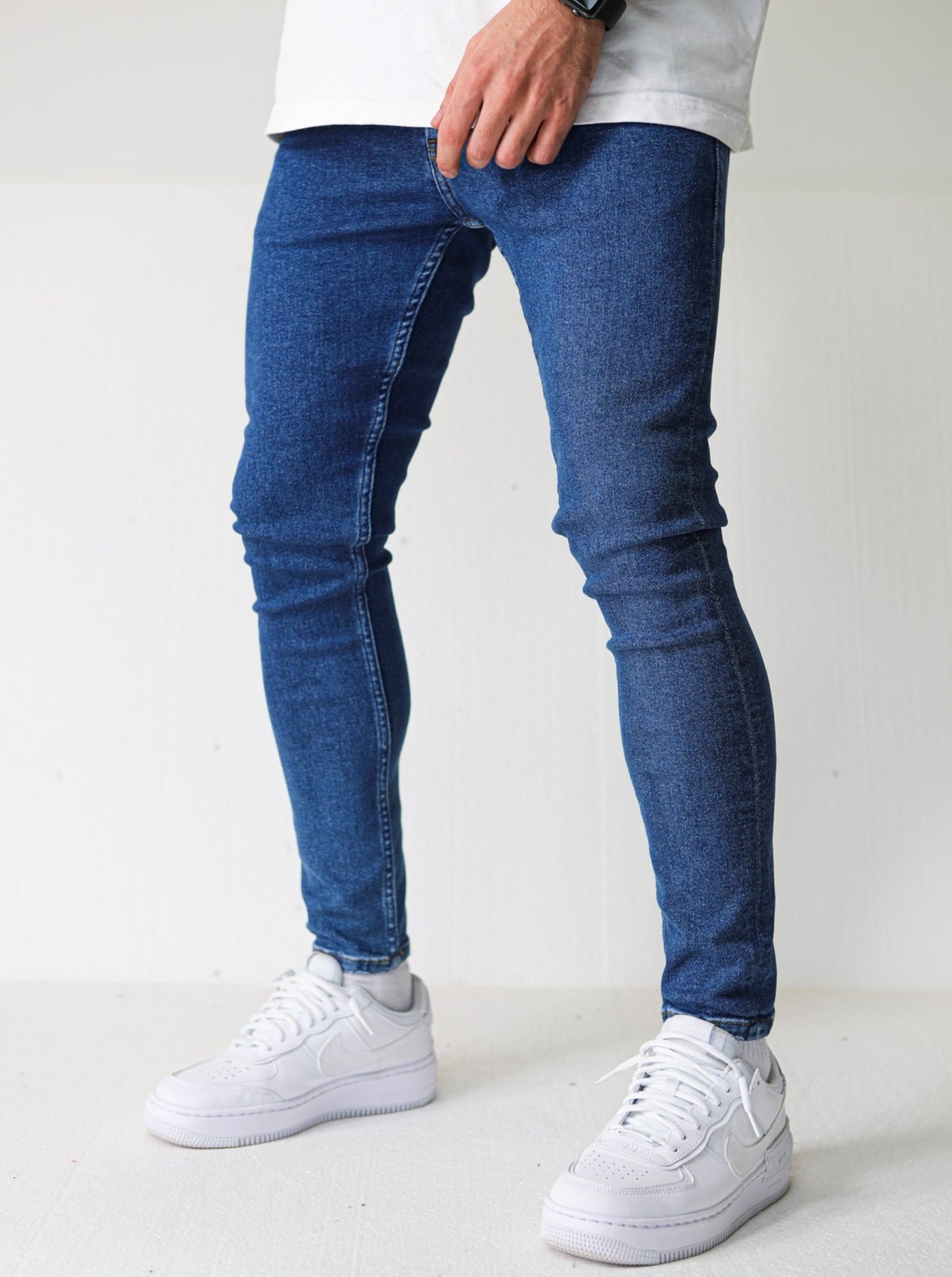 Premium High Stretch Basic Blue Jeans - UNEFFECTED STUDIOS® - Pants - 2Y PREMIUM