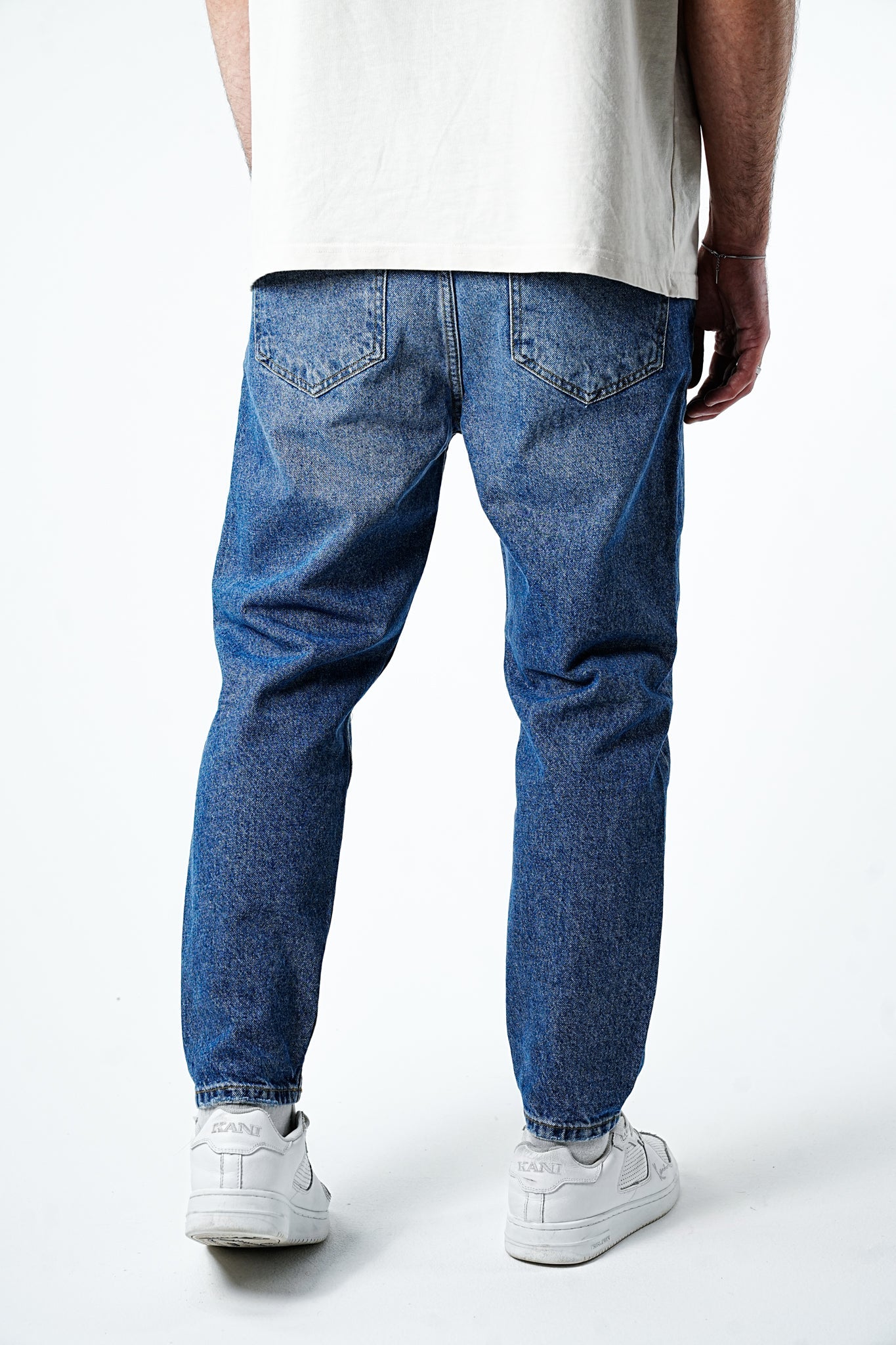 Premium Mid Blue Relaxed Fit Jeans - UNEFFECTED STUDIOS® - JEANS - 2Y PREMIUM