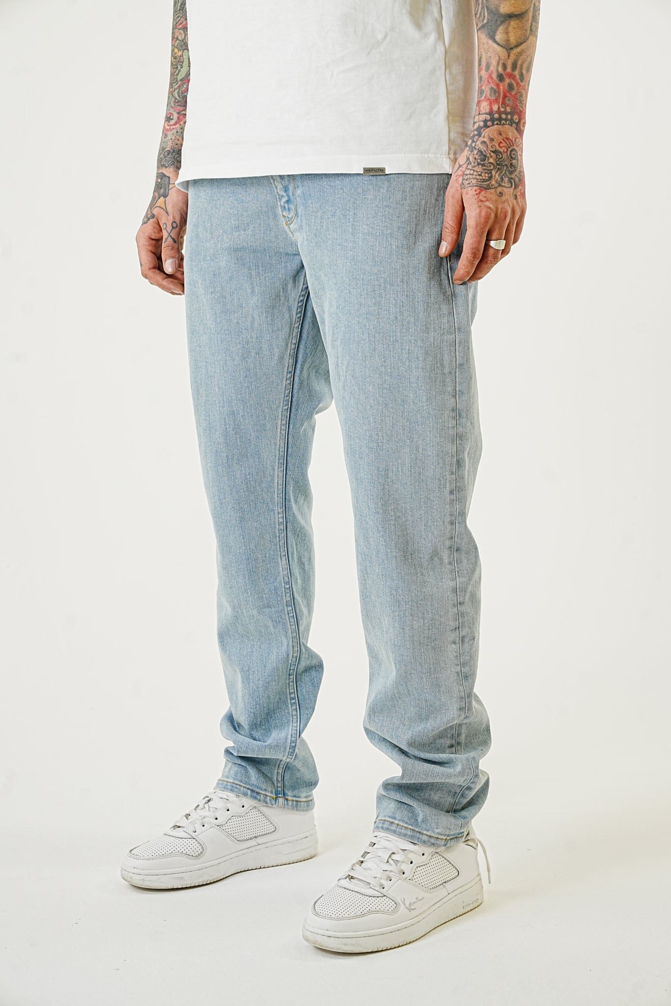 Premium Straight Stretch Sand Jeans - UNEFFECTED STUDIOS® - JEANS - 2Y PREMIUM