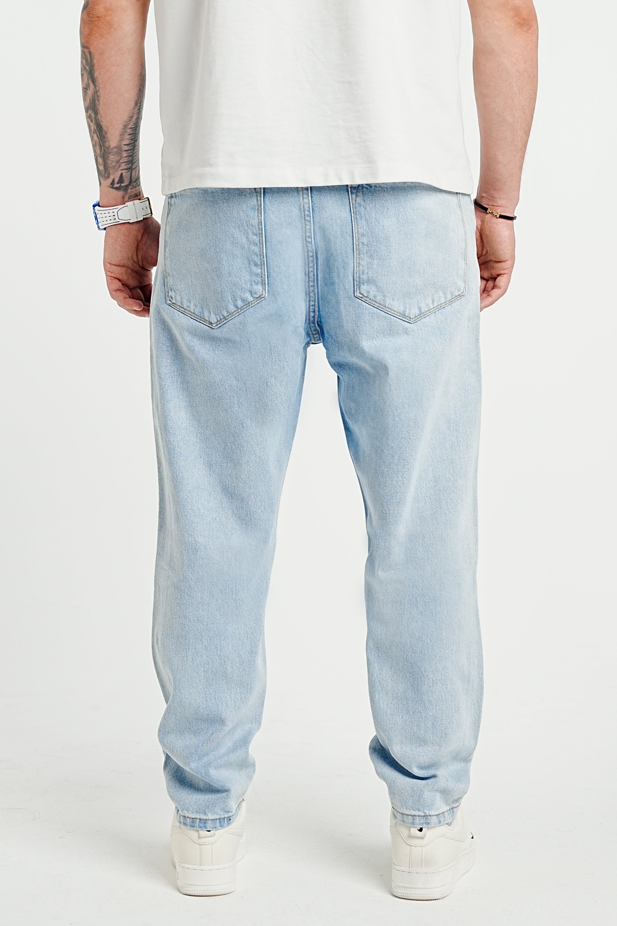 Relaxed Fit Premium Baggy Blue Jeans - UNEFFECTED STUDIOS® - JEANS - 2Y PREMIUM