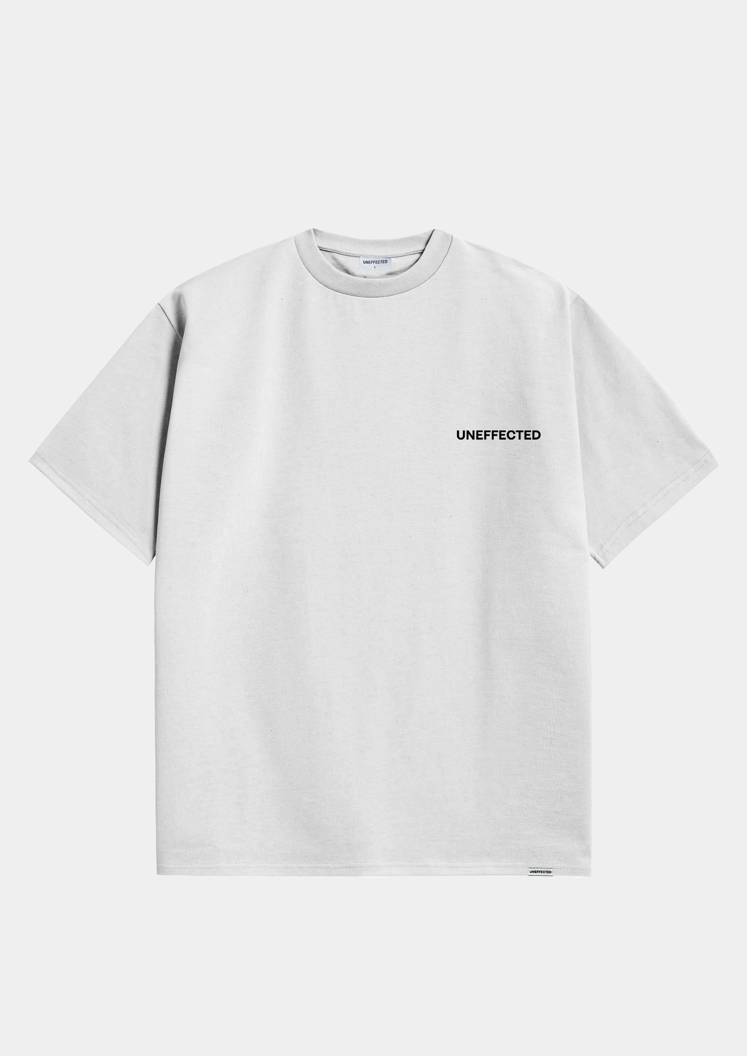 Weaponized 240GSM Oversized Tee - White - UNEFFECTED STUDIOS® - T - shirt - UNEFFECTED STUDIOS®