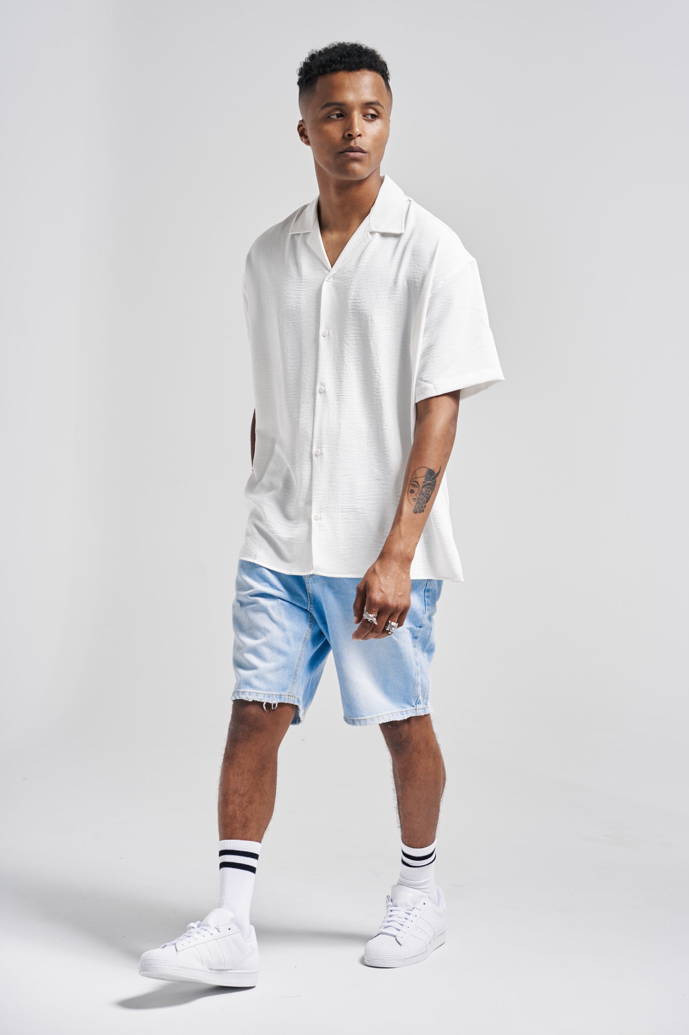Wrinkled Textured Look Shirt