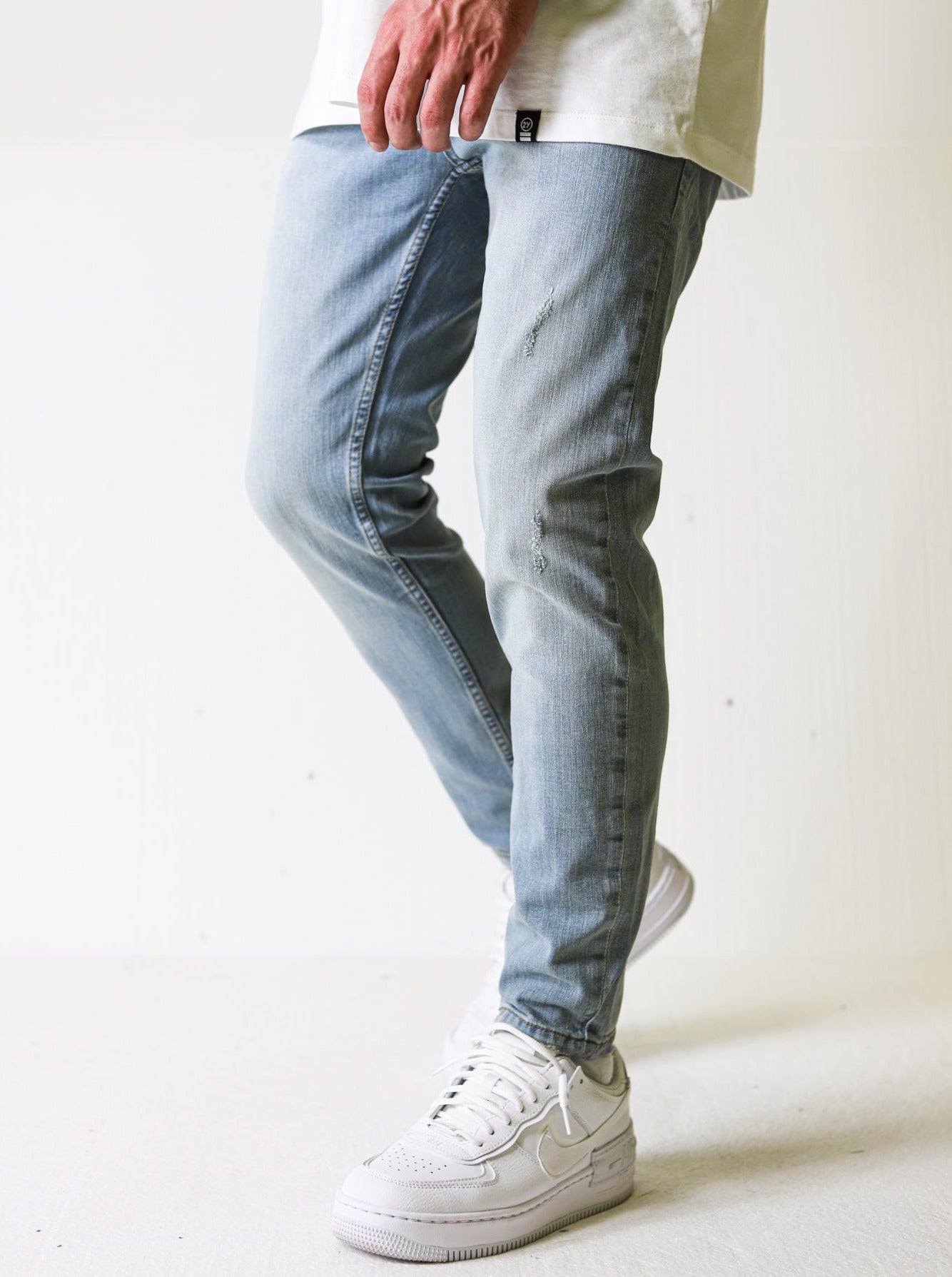 Premium Basic Vintage Stone Slim-fit Jeans