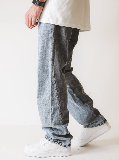 Premium Tilted Contrast Wide fit Jeans
