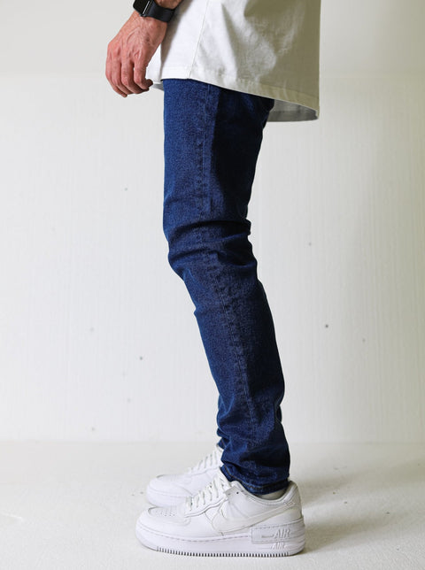 Premium Basic Indigo Blue Essential Jeans