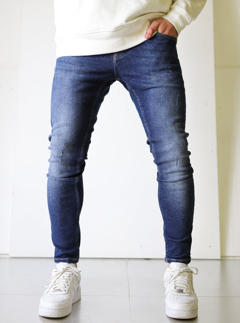 Basic Spray-On Blue Jeans