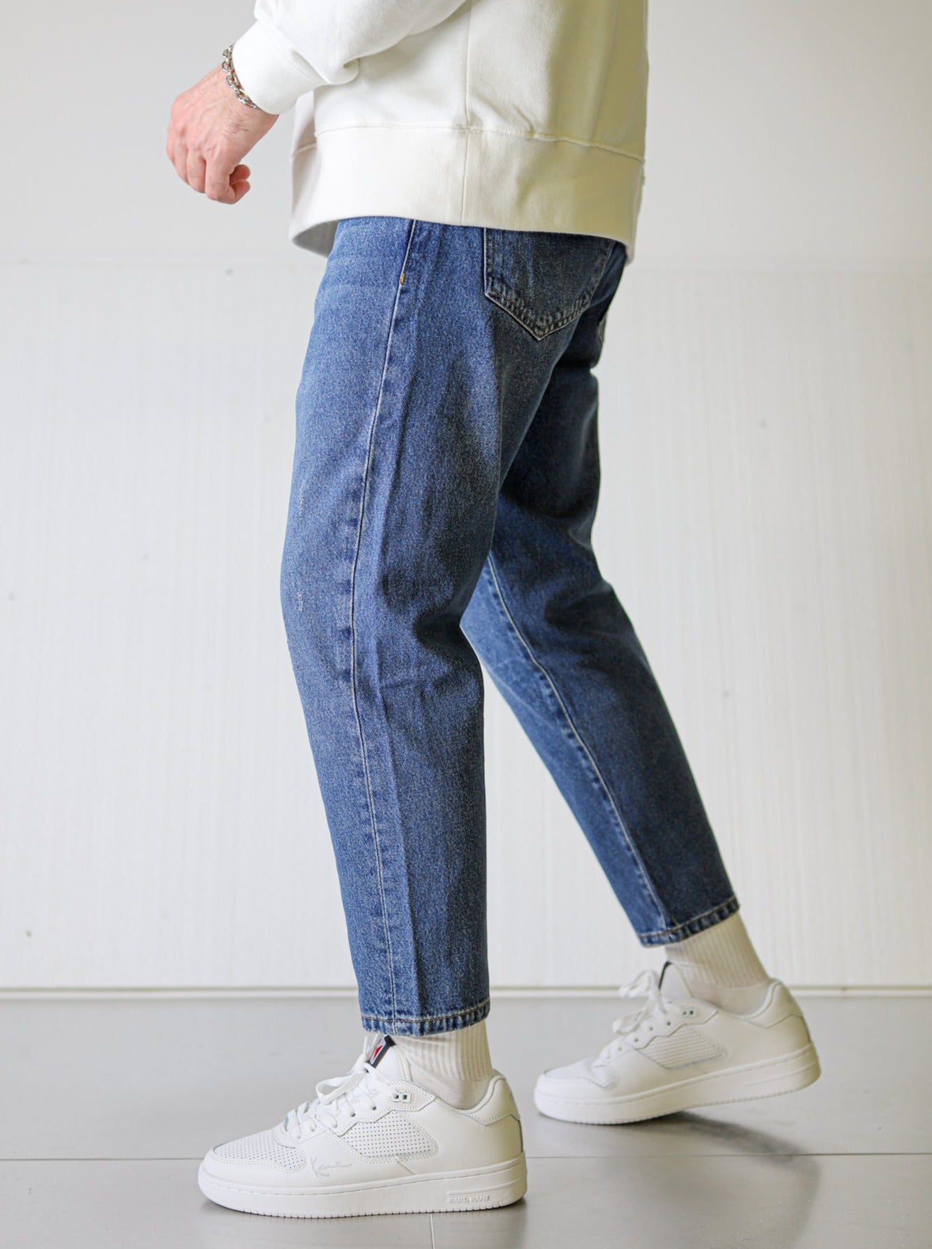 Relaxed Fit Baggy Premium Blue Jeans