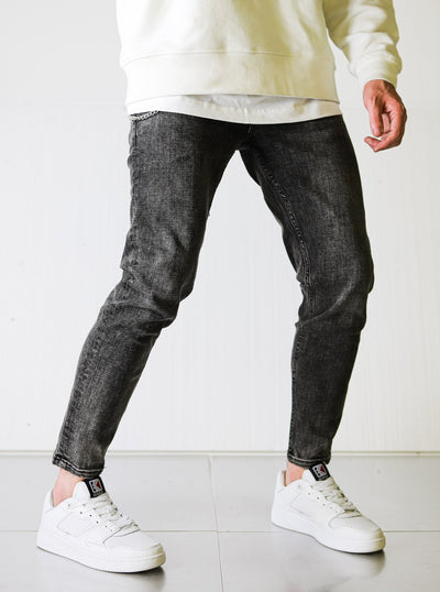 Spray-On Basic Grey Jeans