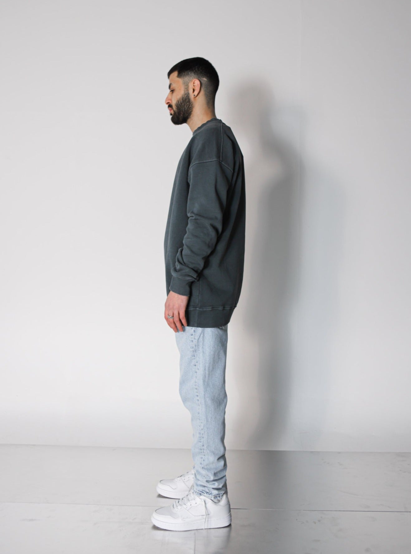 Heavy Oversized Pre-Washed Crew Neck