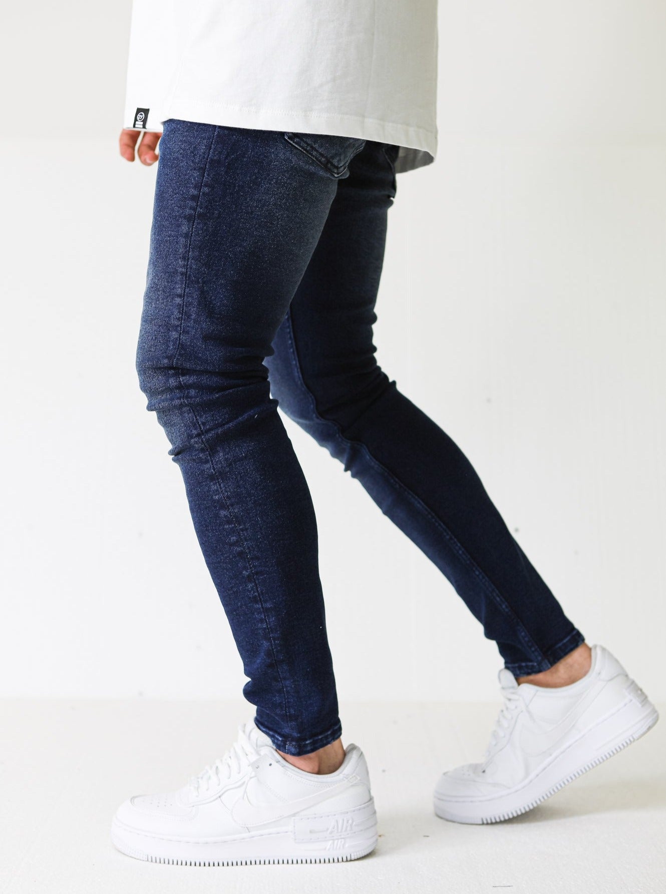 Premium Basic 4X Stretch Dark Blue Jeans